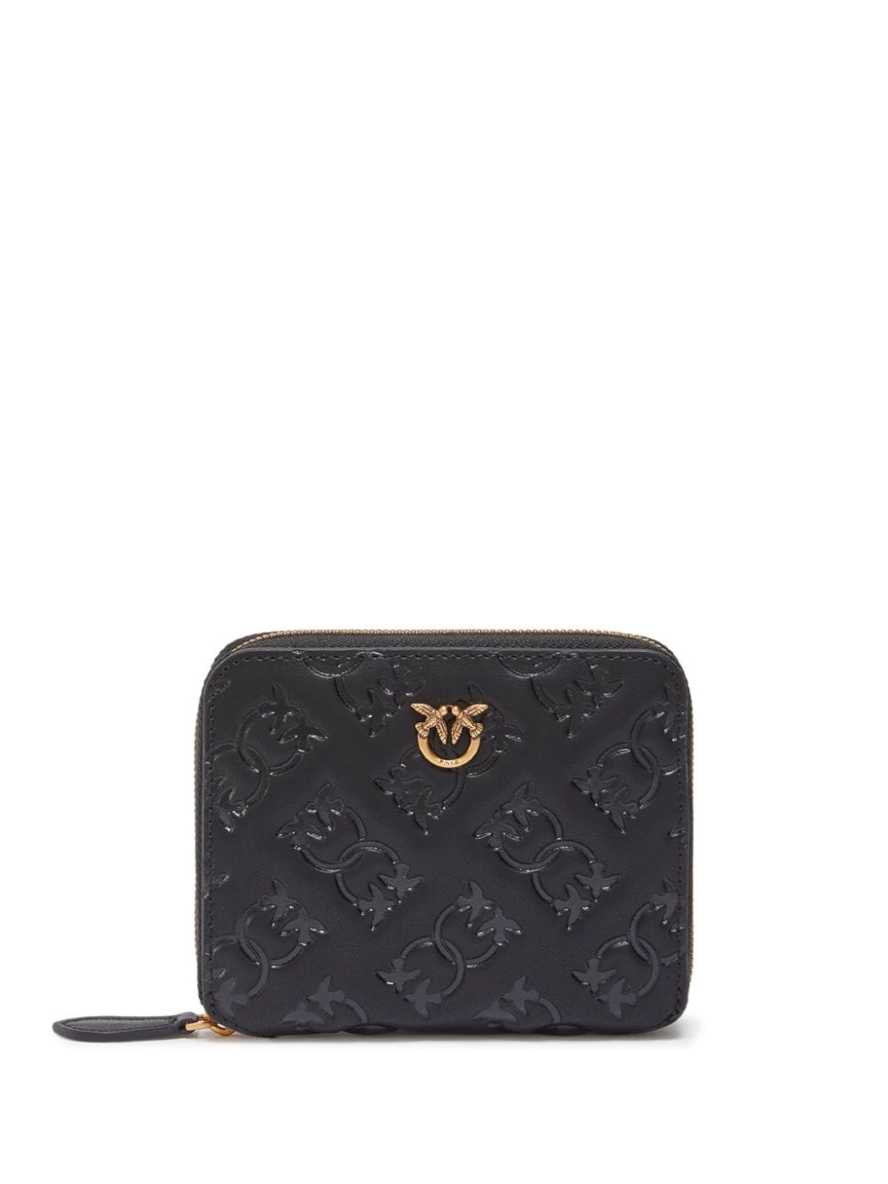 Pinko 100249 Woman NERO-ANTIQUE GOLD Wallets - Zuklat