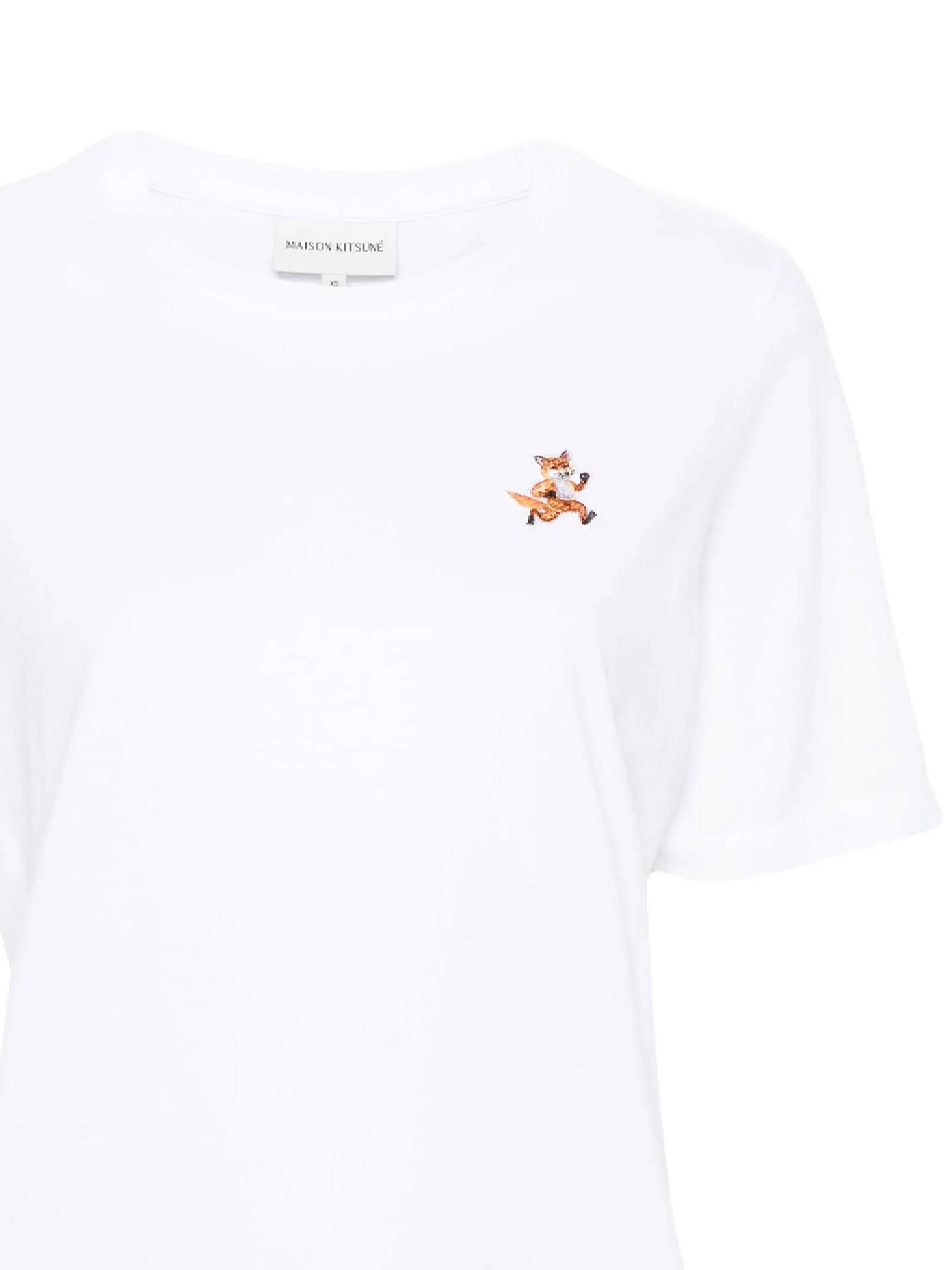 MAISON KITSUNE' MW00119KJ0008 Woman White T-shirts and Polos - Zuklat