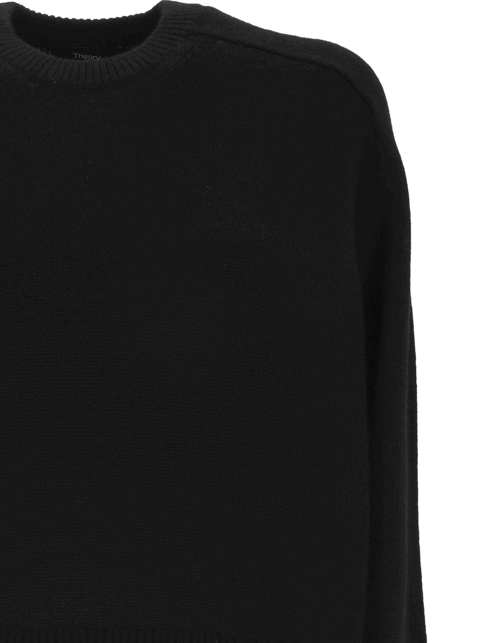 Theory O0818703 Woman Black Sweaters - Zuklat