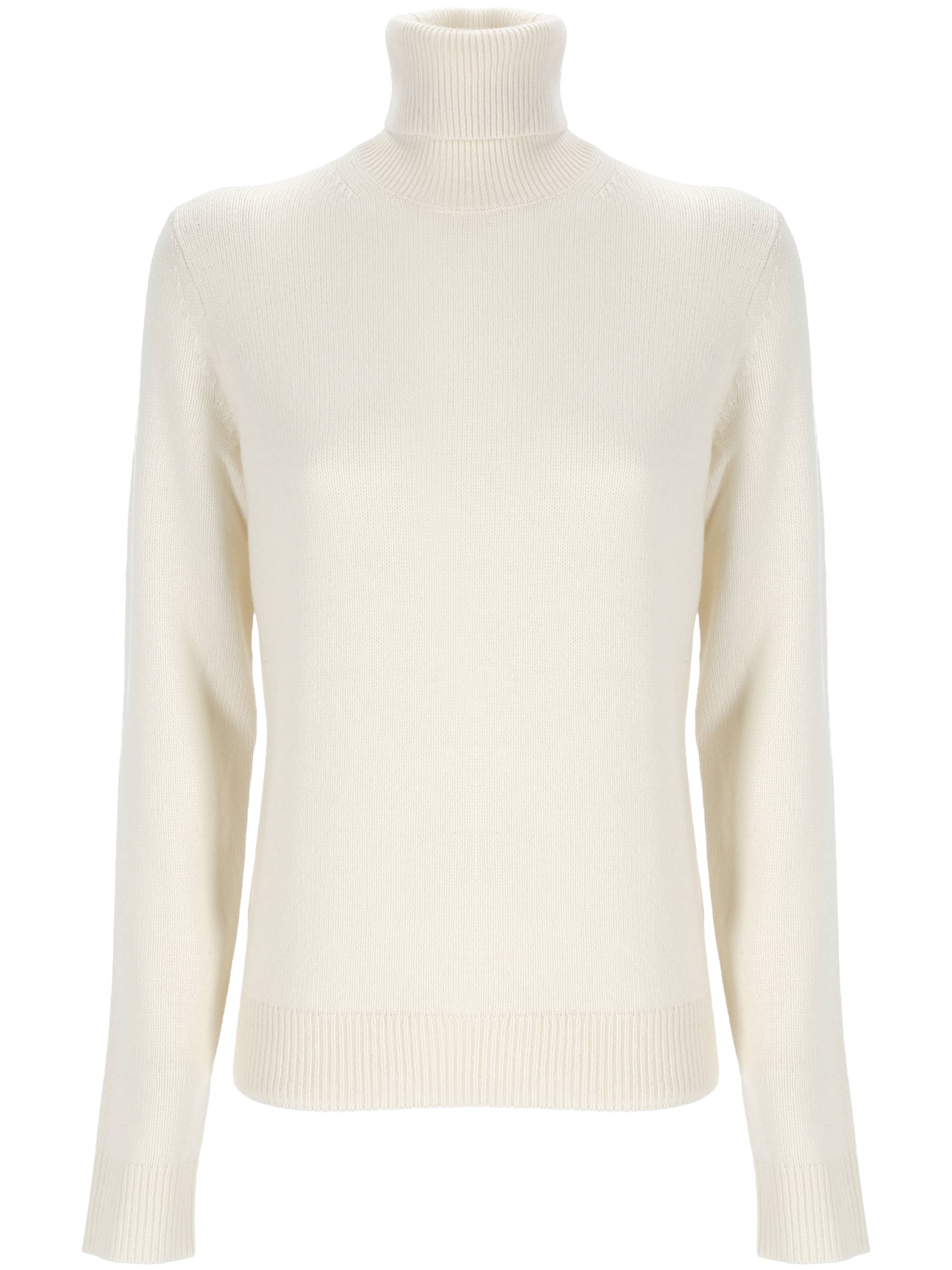 Theory O0818716 Woman White Sweaters - Zuklat