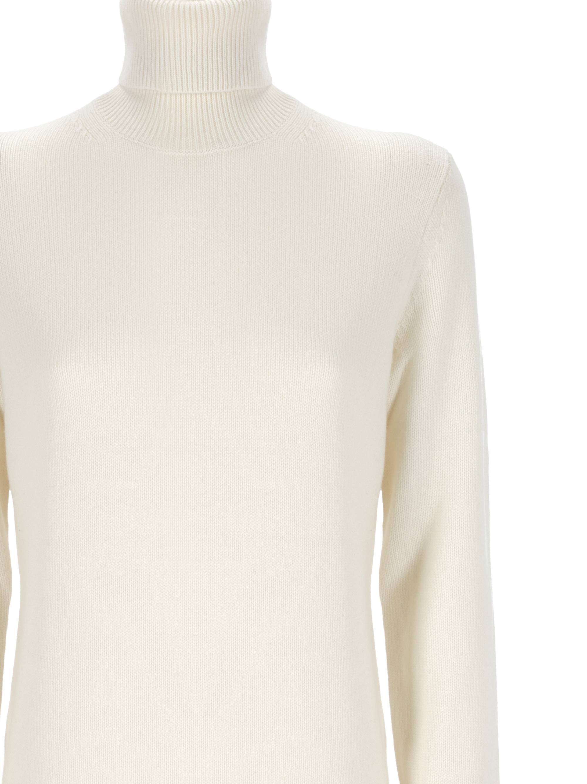 Theory O0818716 Woman White Sweaters - Zuklat