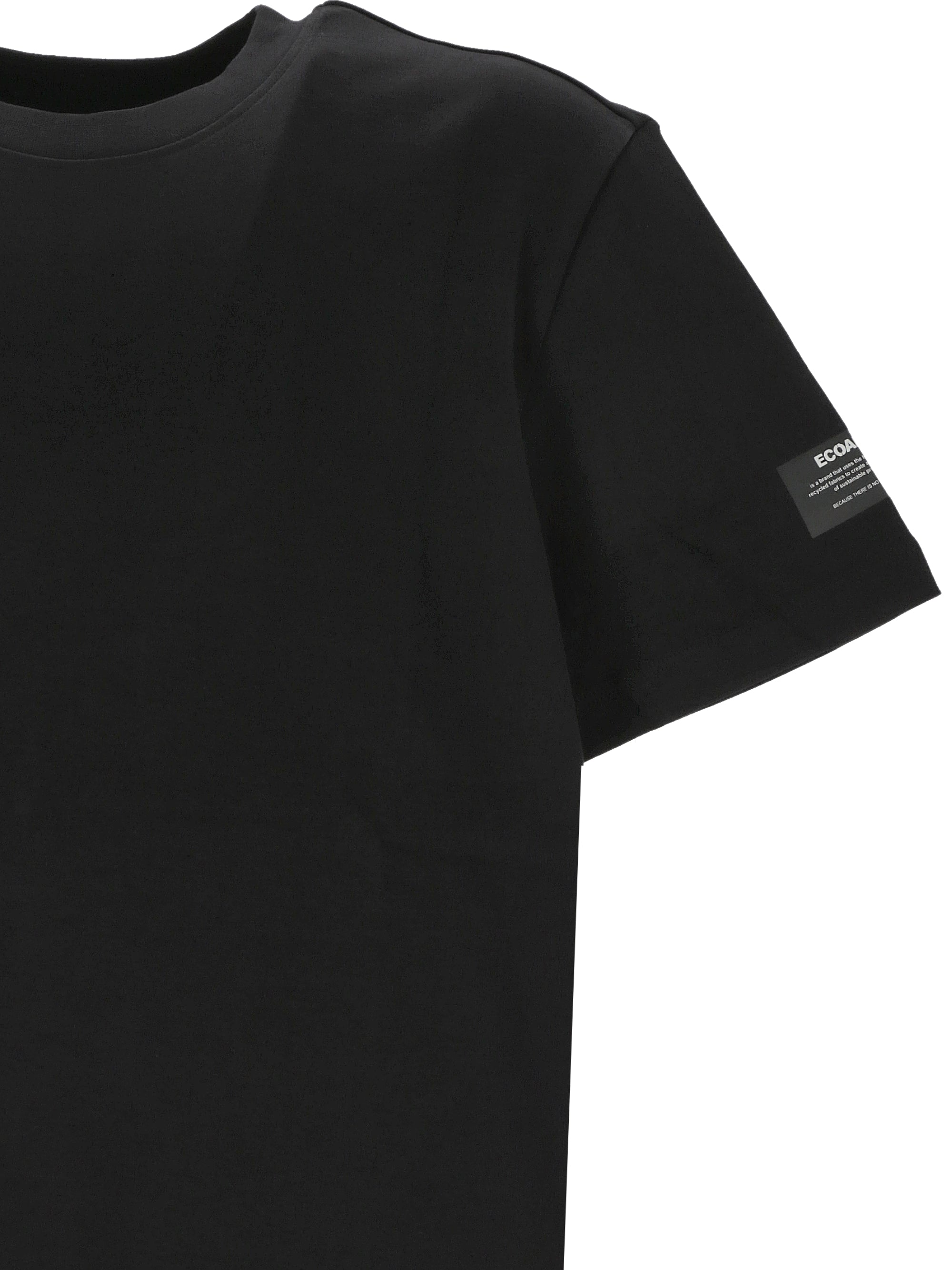 ECOALF MCMGATSSINTR0866W24 Man Black T-shirts and Polos - Zuklat