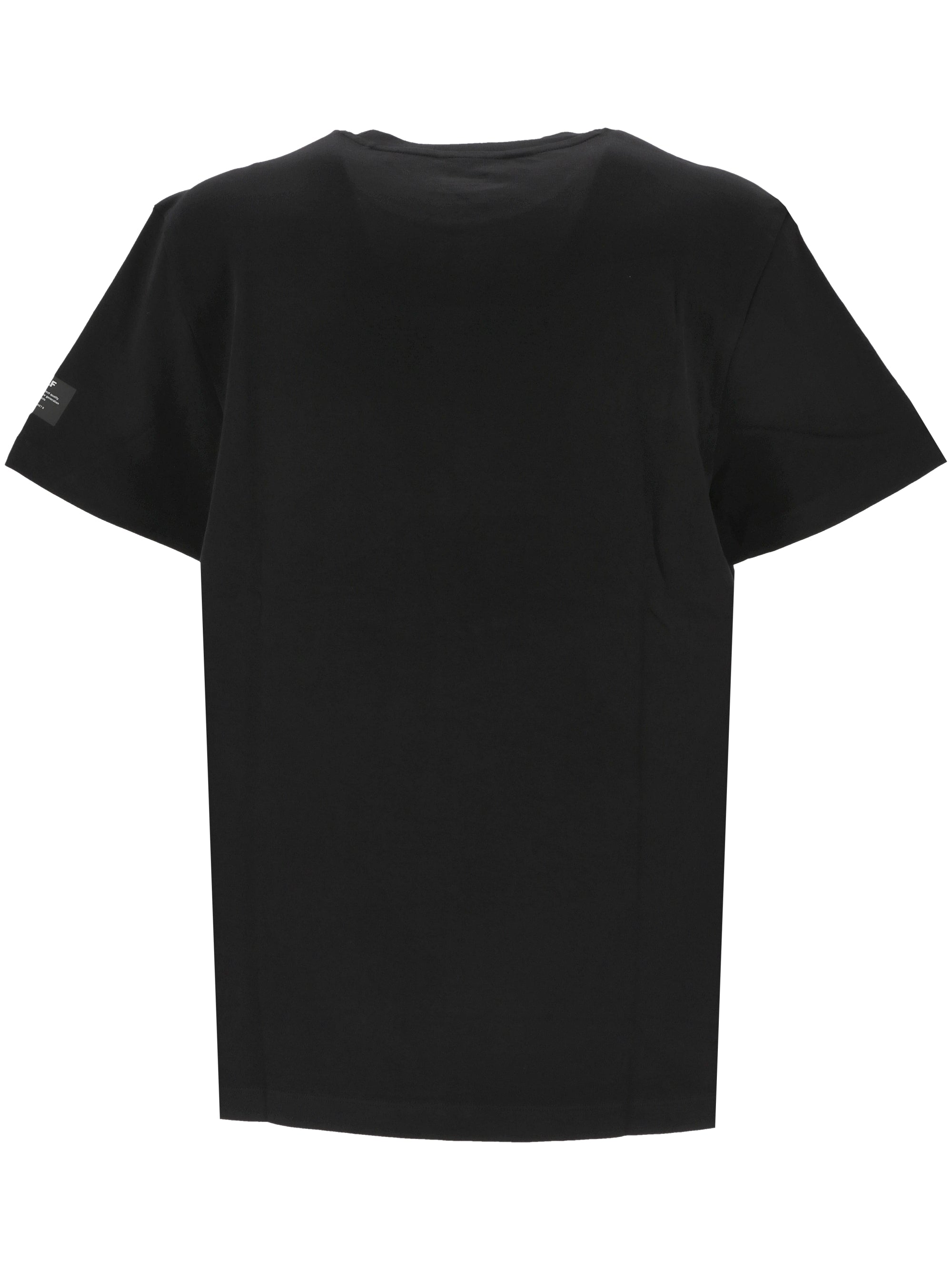 ECOALF MCMGATSSINTR0866W24 Man Black T-shirts and Polos - Zuklat