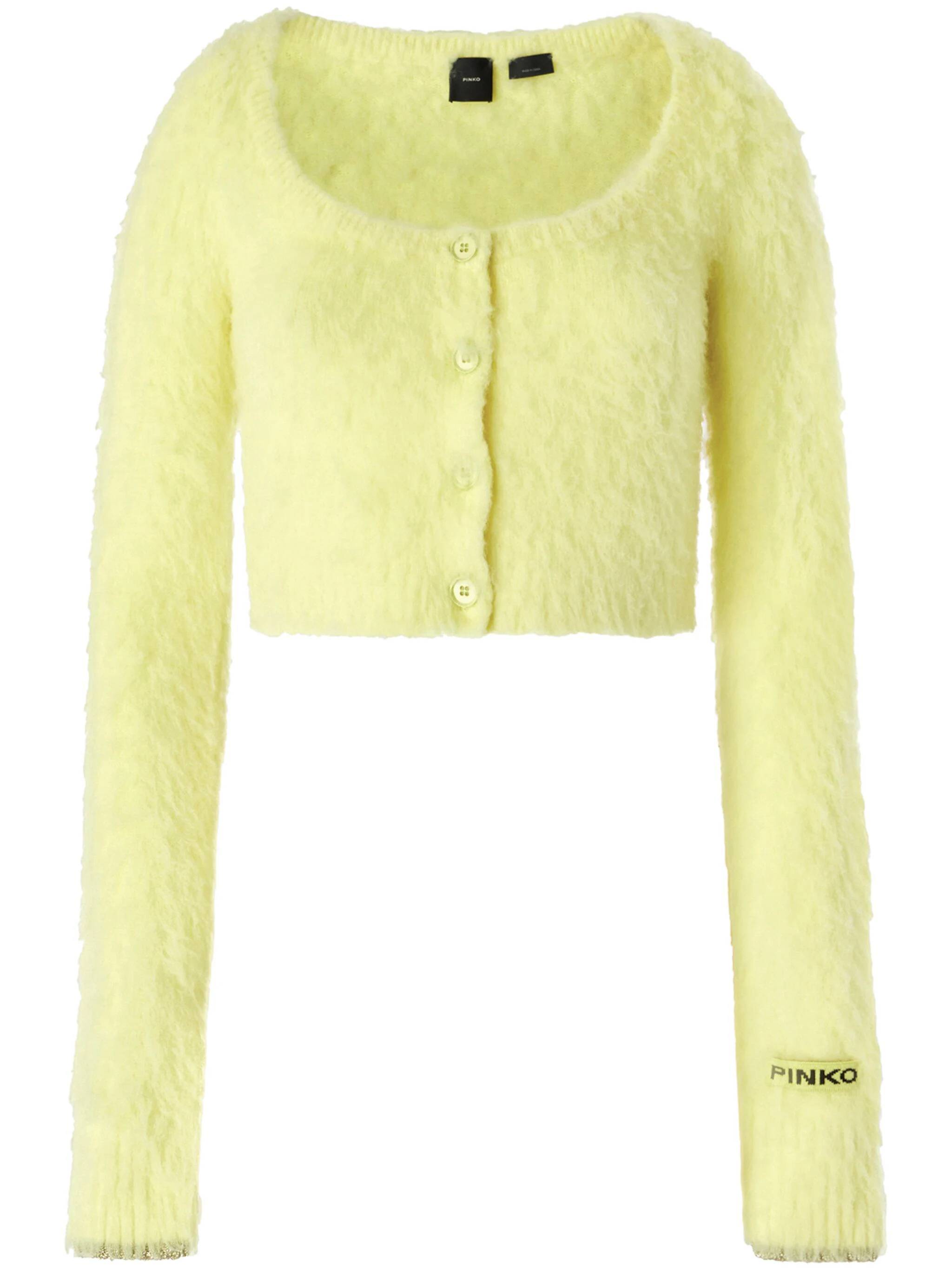 Pinko 104341 Woman GIALLO-LUCE DI RIBALTA Sweaters - Zuklat