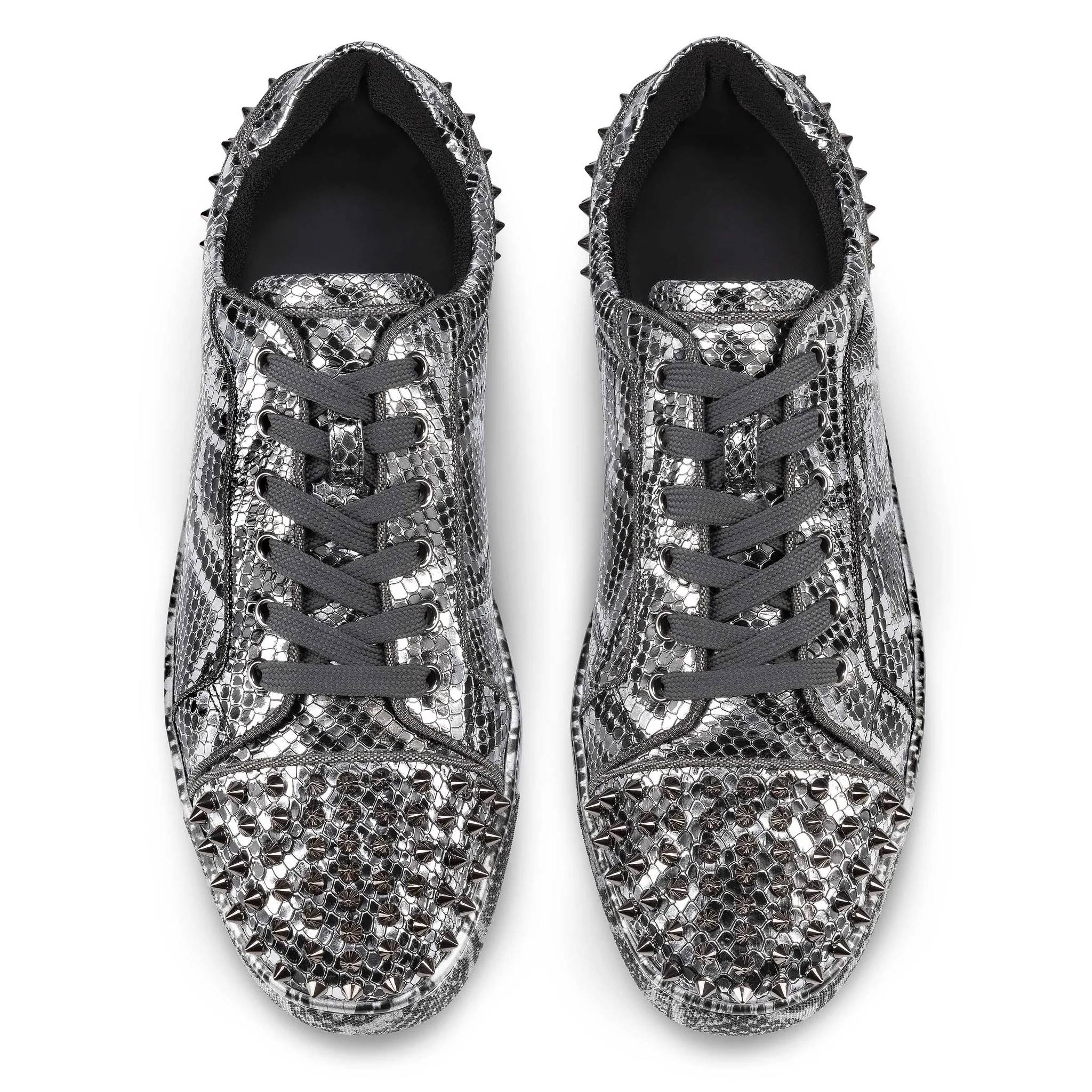 Christian Louboutin 3240690 Man SILVER/SV Sneakers - Zuklat