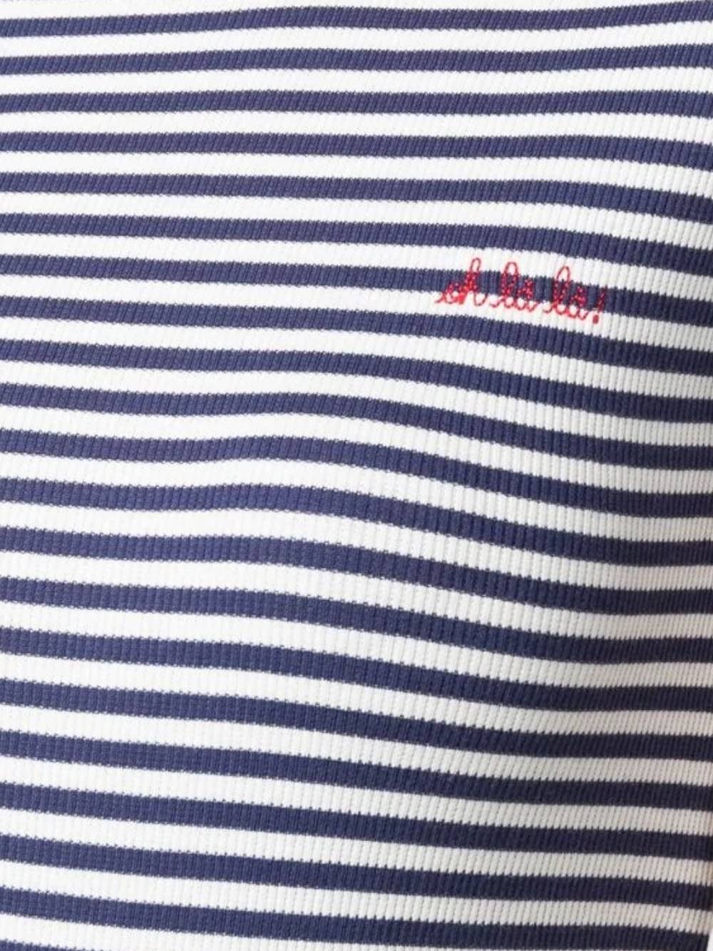 MAISON LABICHE NWFOLIESOHLALA Woman OFF WHITE NAVY T-shirts and Polos - Zuklat