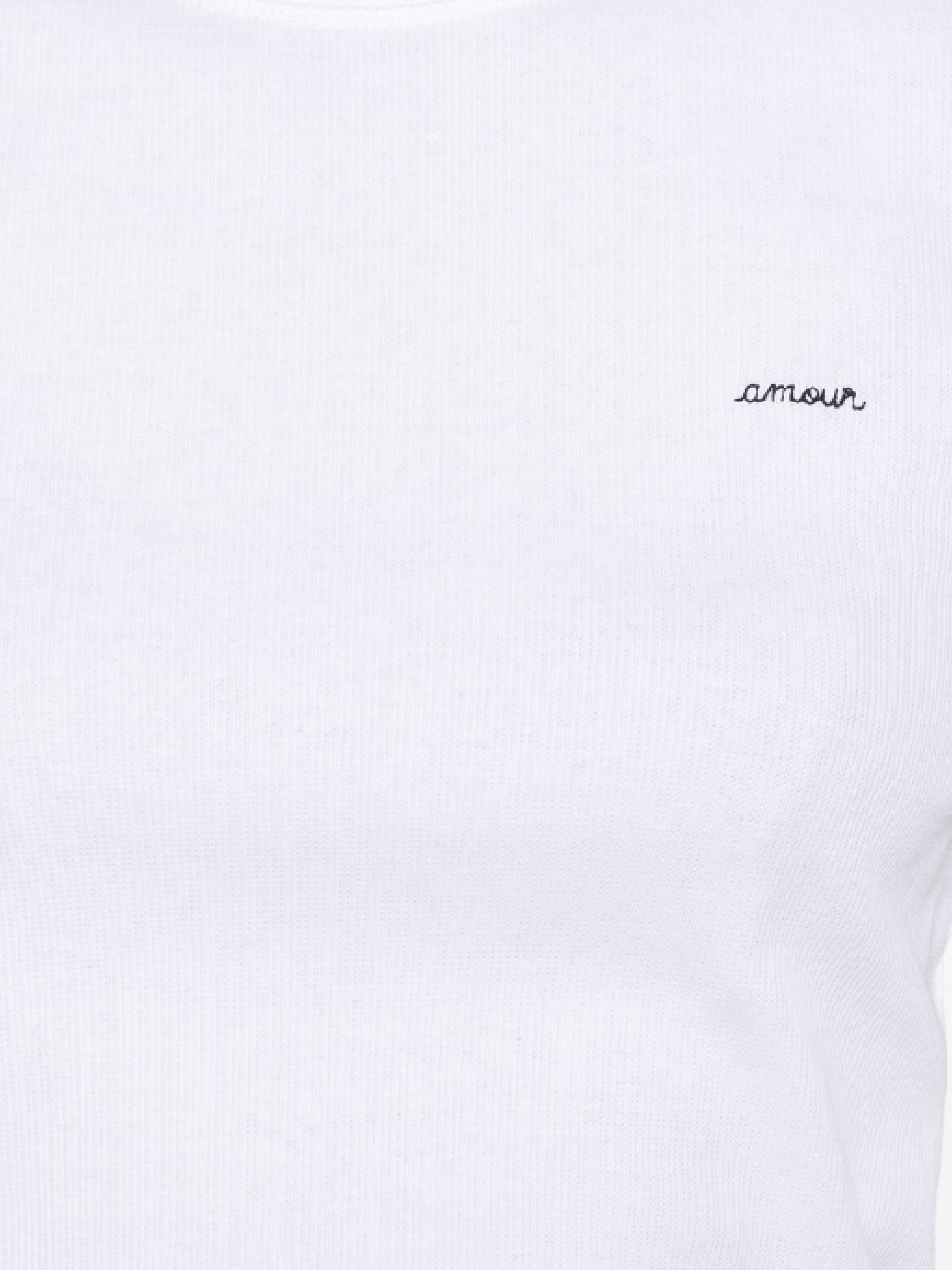 MAISON LABICHE UWFOLIESAMOUR Woman White T-shirts and Polos - Zuklat