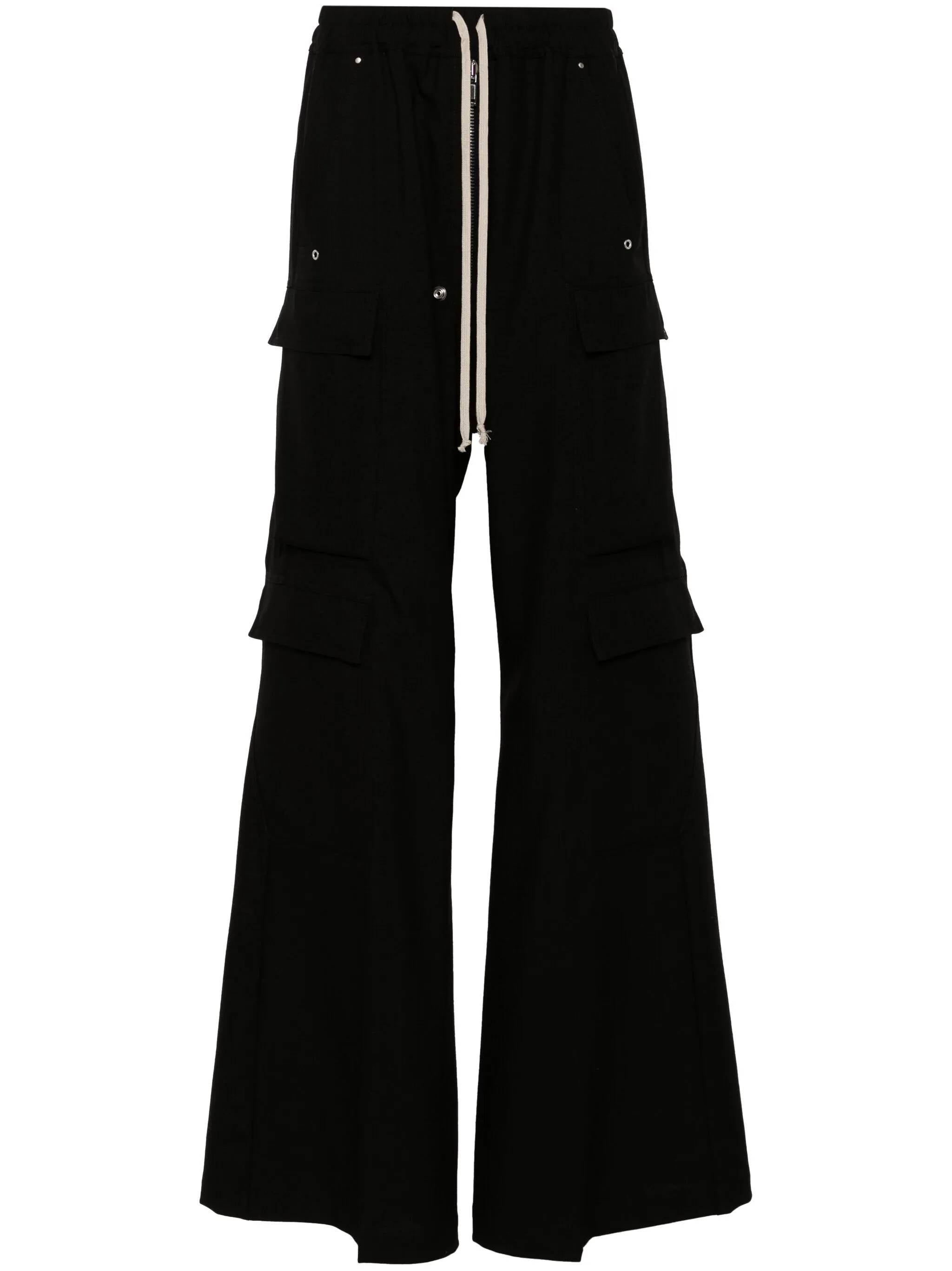 Rick Owens RP02D3327 Woman Black Trousers - Zuklat