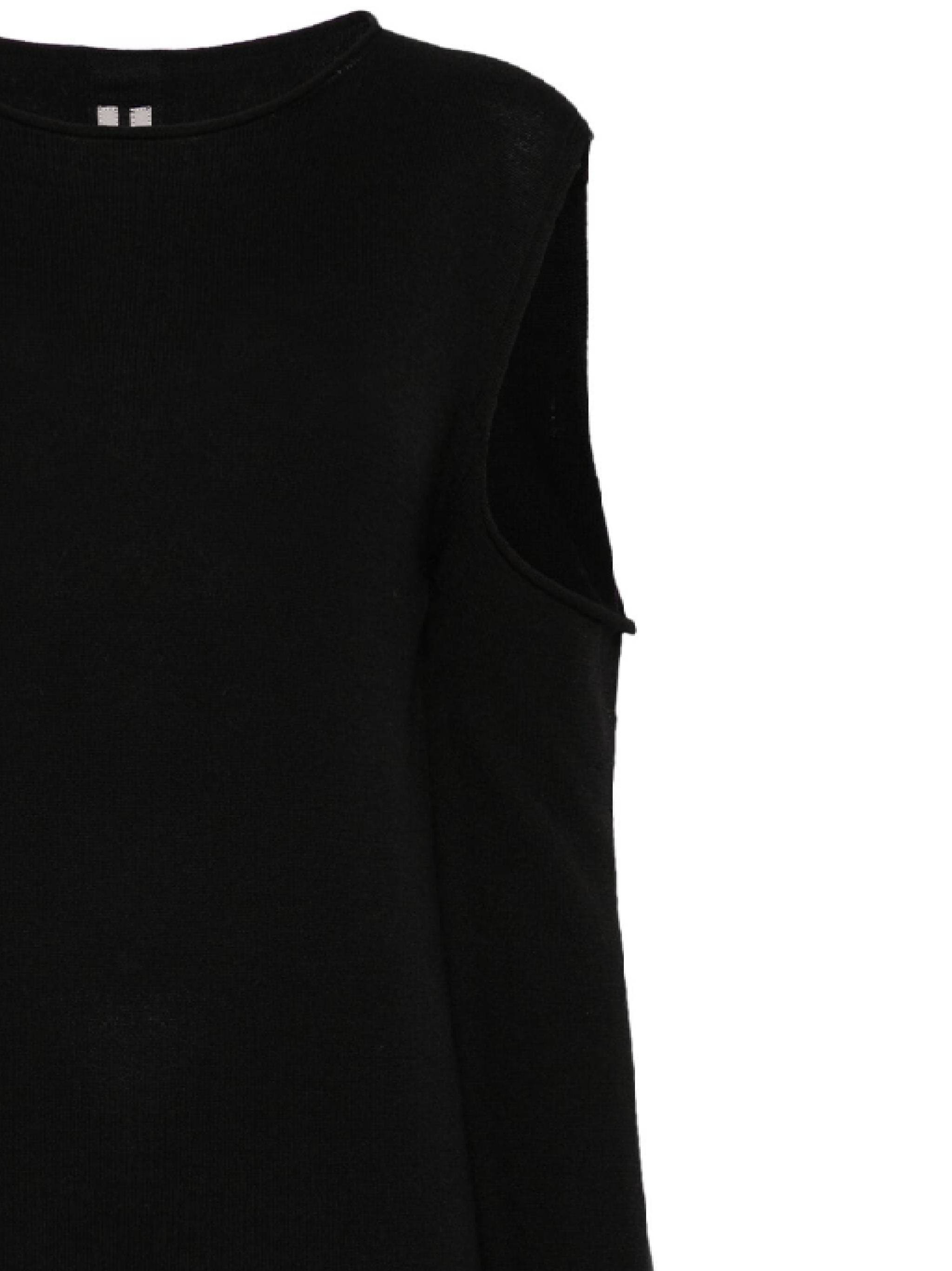 Rick Owens RP02D3611 Woman Black Sweaters - Zuklat