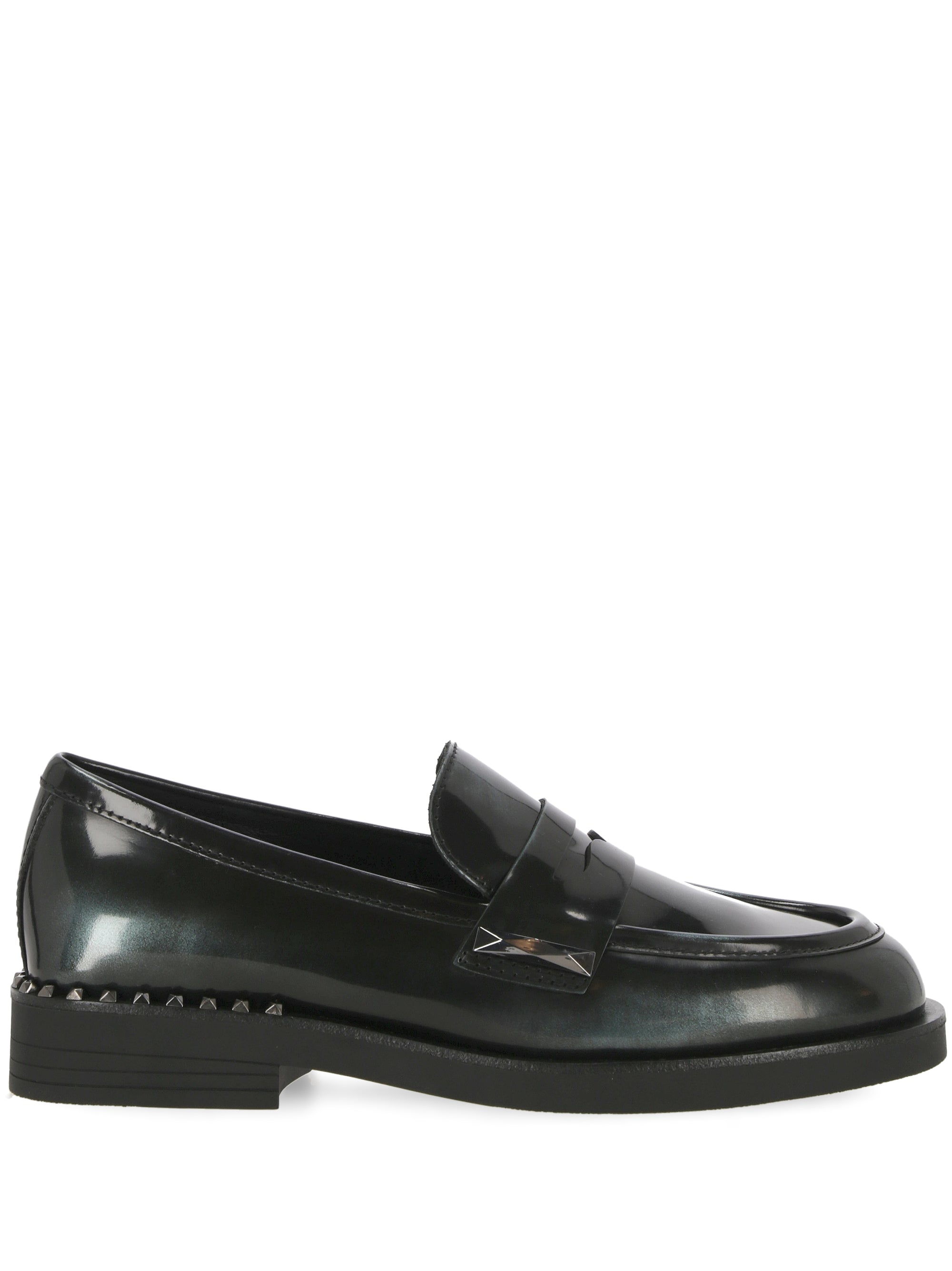 ASH WHISPERSTU04 Woman ALISEO BLACK/DENIM Flat shoes - Zuklat