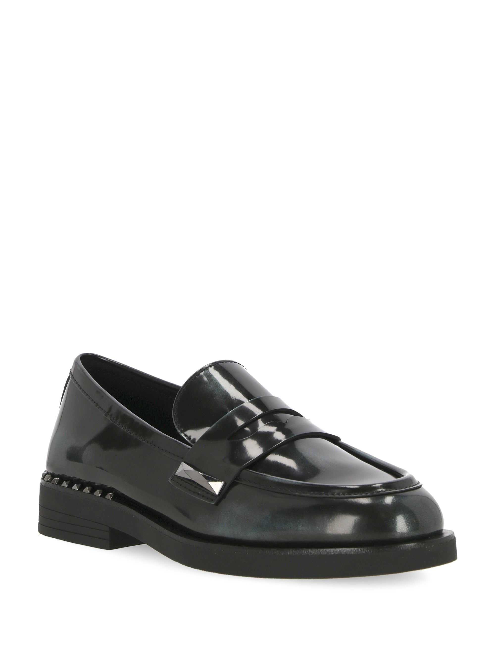 ASH WHISPERSTU04 Woman ALISEO BLACK/DENIM Flat shoes - Zuklat