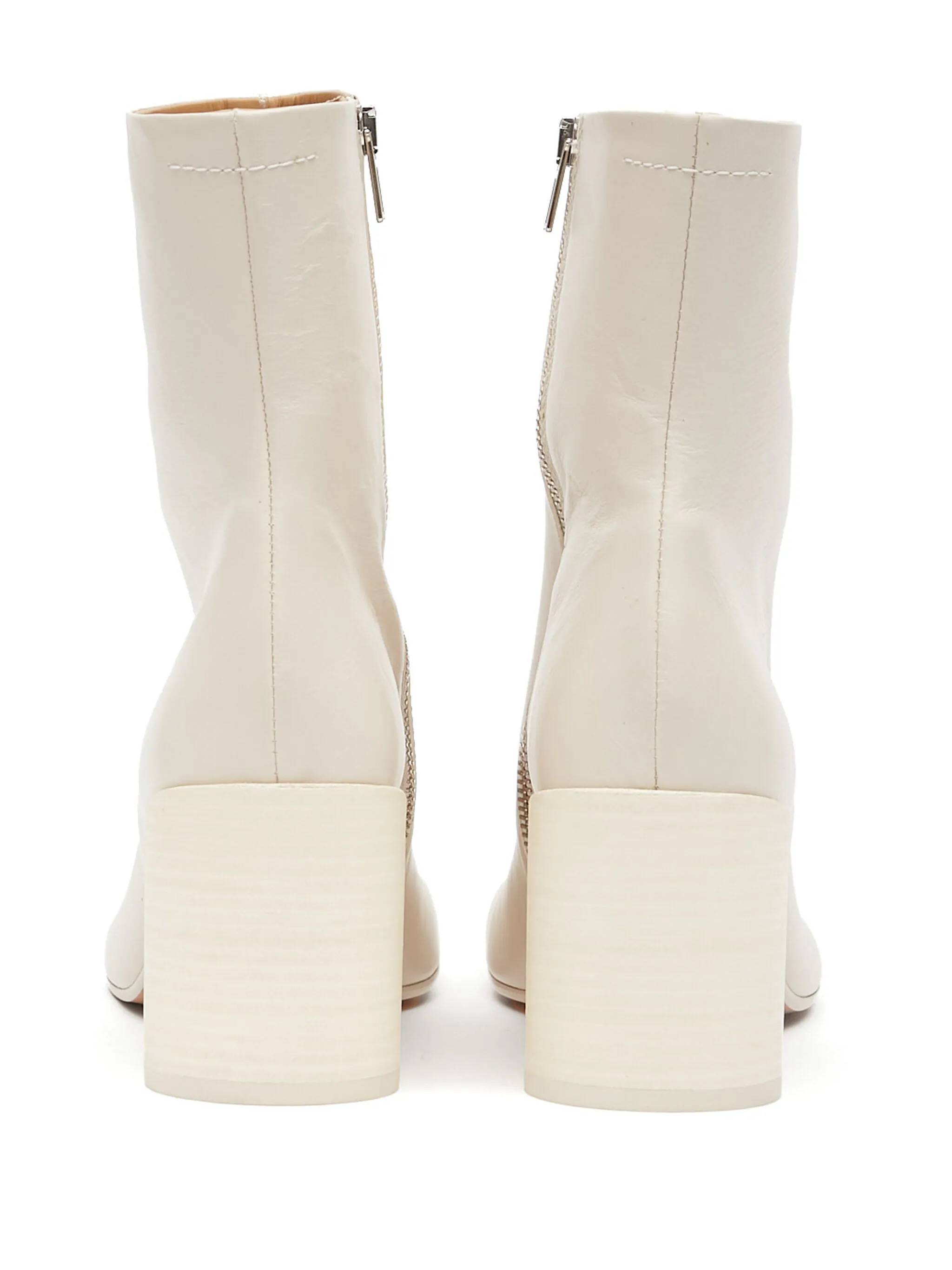 MM6 Maison Margiela S59WU0249 Woman Sandshell Boots - Zuklat