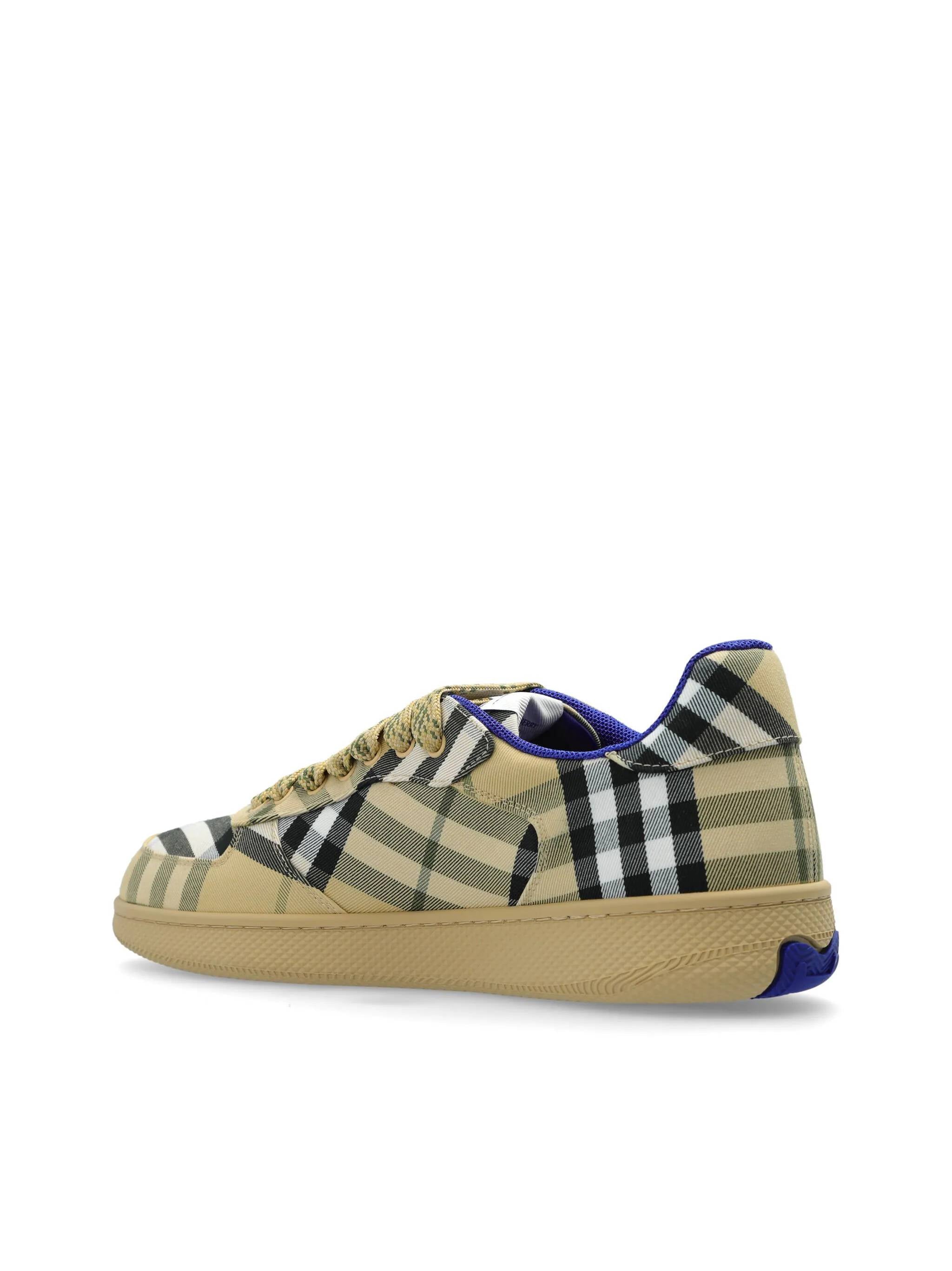 Burberry 8096388 Man GRAIN IP CHECK Sneakers - Zuklat