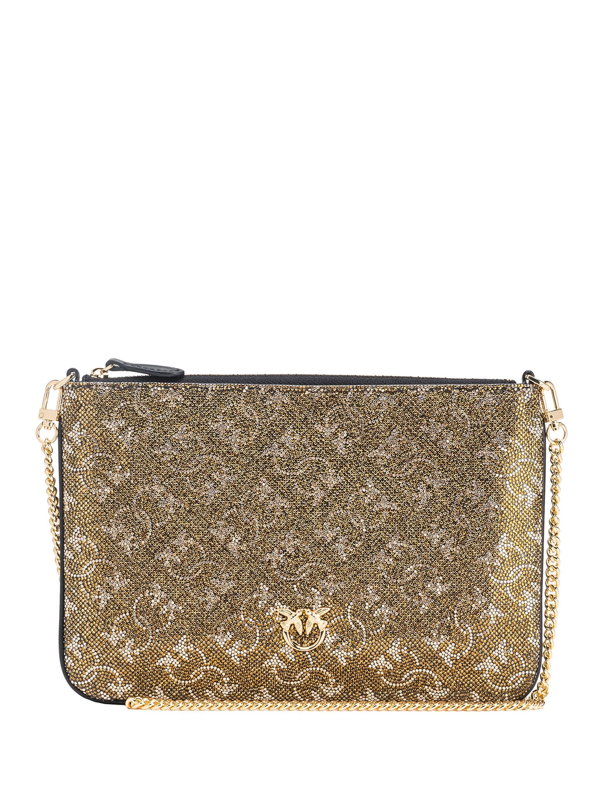 Pinko 100455 Woman BRONZO/ORO-ORO Bags.. - Zuklat