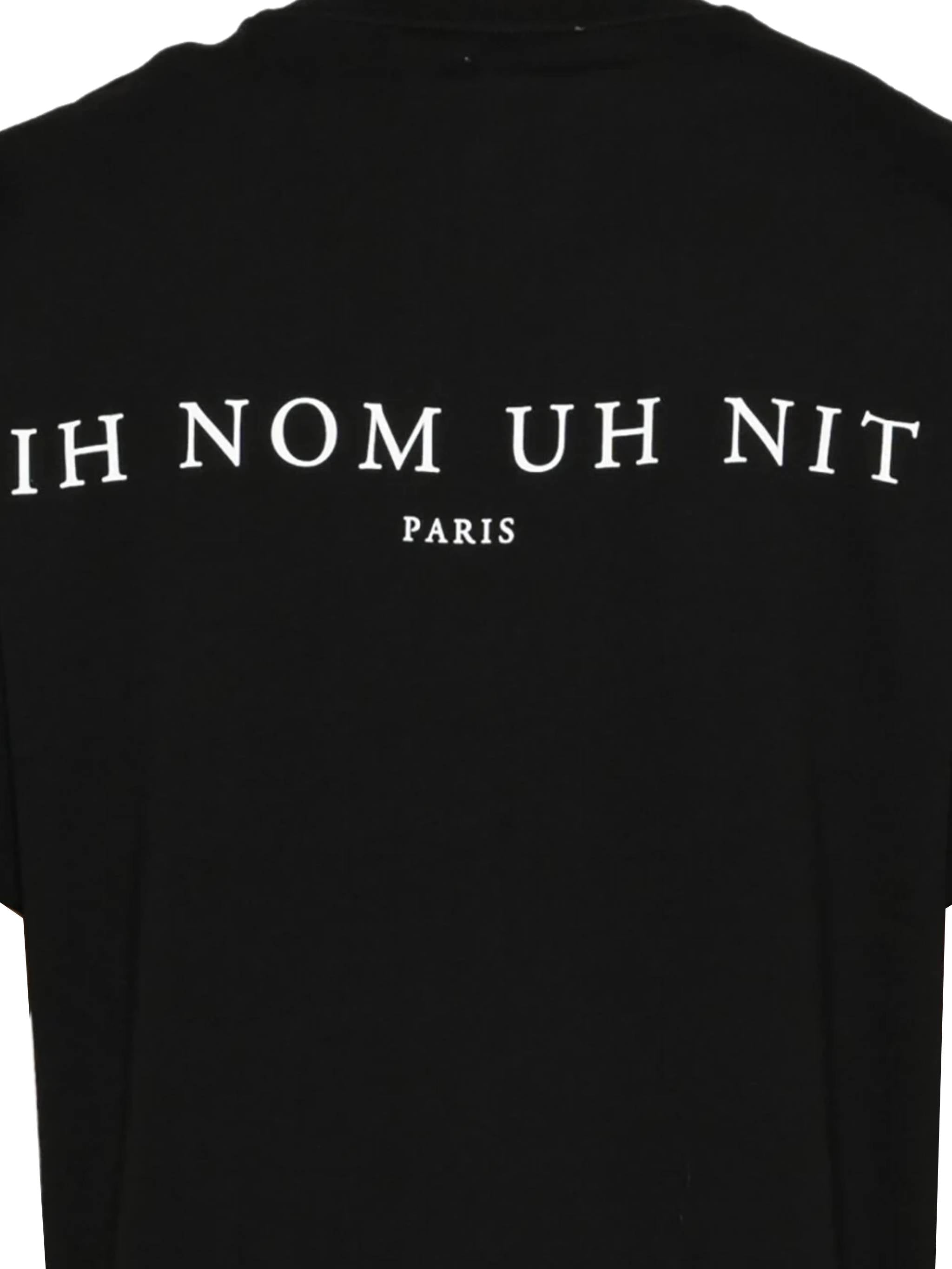 Ih Nom Uh Nit NUW24216 Man Black T-shirts and Polos - Zuklat