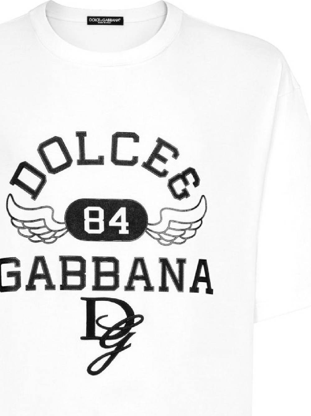 Dolce & Gabbana G8PN9Z Man White T-shirts and Polos - Zuklat