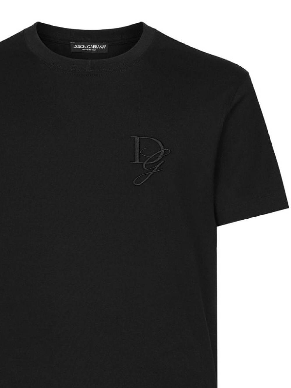 Dolce & Gabbana G8RN8Z Man Black T-shirts and Polos - Zuklat