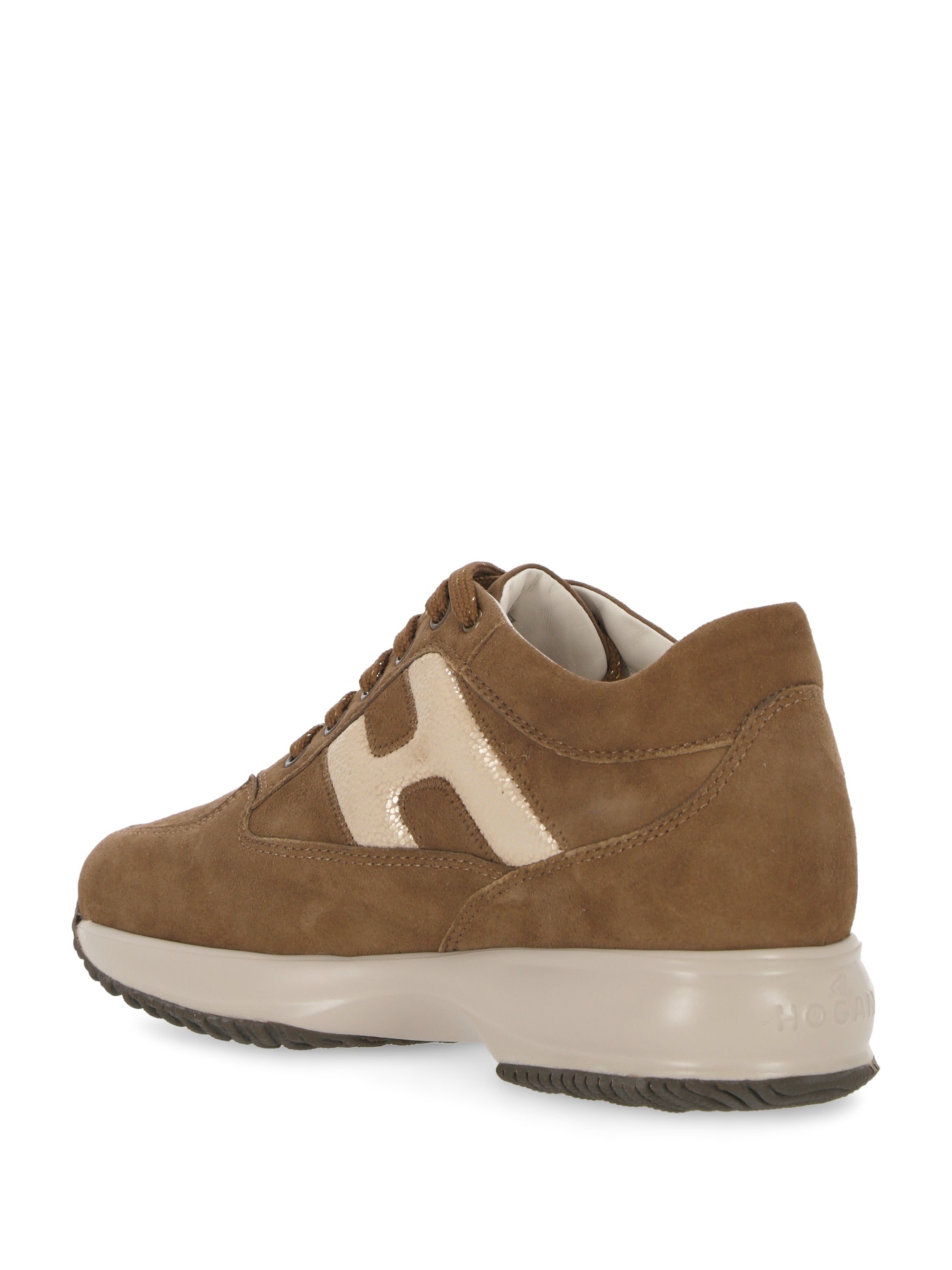 Hogan HXW00N0S360EWG Woman Brown Sneakers - Zuklat