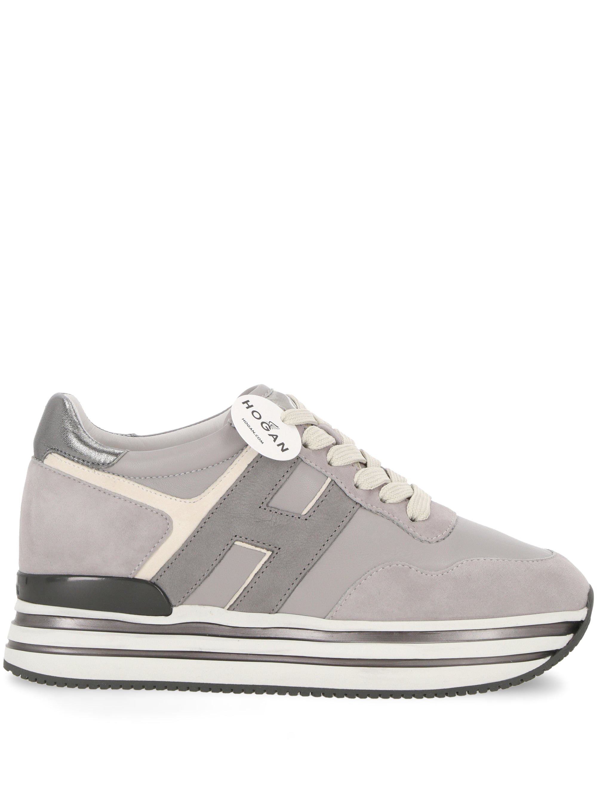 Hogan HXW4830CB80EWN Woman Grey Sneakers - Zuklat