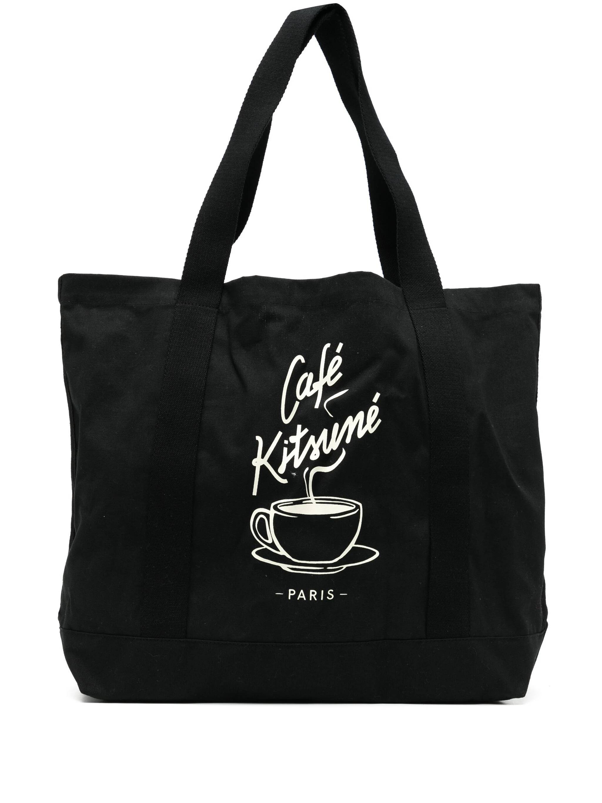 Cafè Kitsuné CKMU05102WW9001 Unisex Black Bags.. - Zuklat