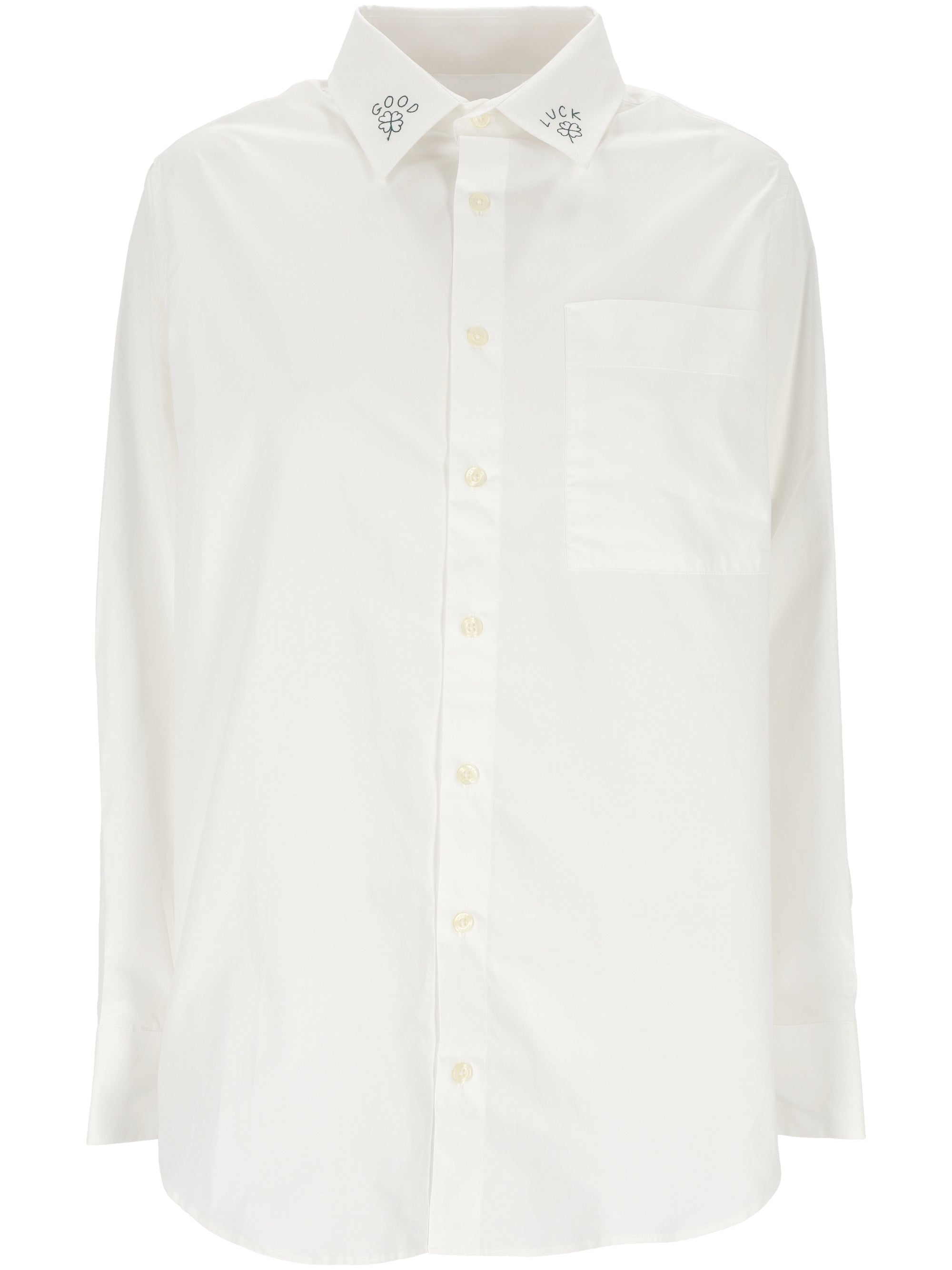 MAISON LABICHE UWLOUTILGOODLUC Woman POPLIN WHITE Shirts - Zuklat