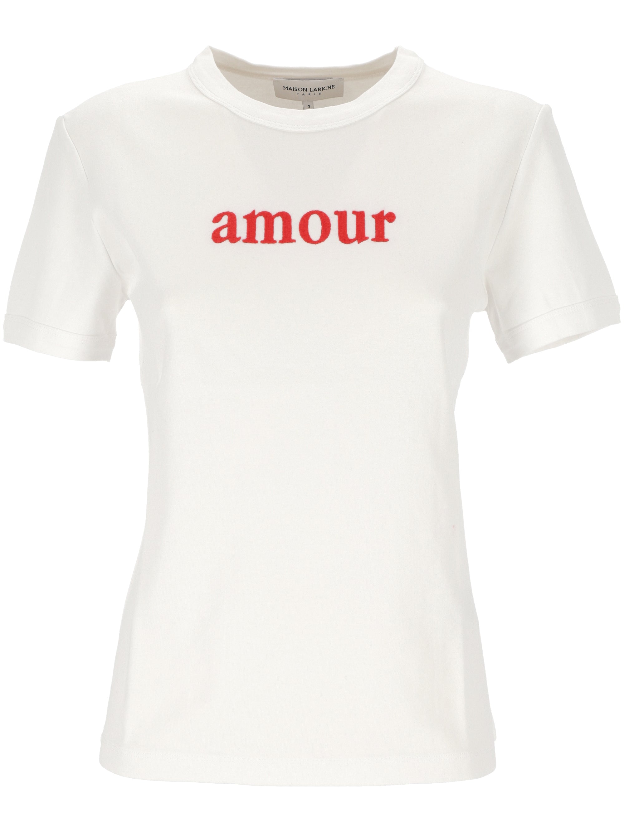 MAISON LABICHE UWMONTHERLANTAM Woman White T-shirts and Polos - Zuklat