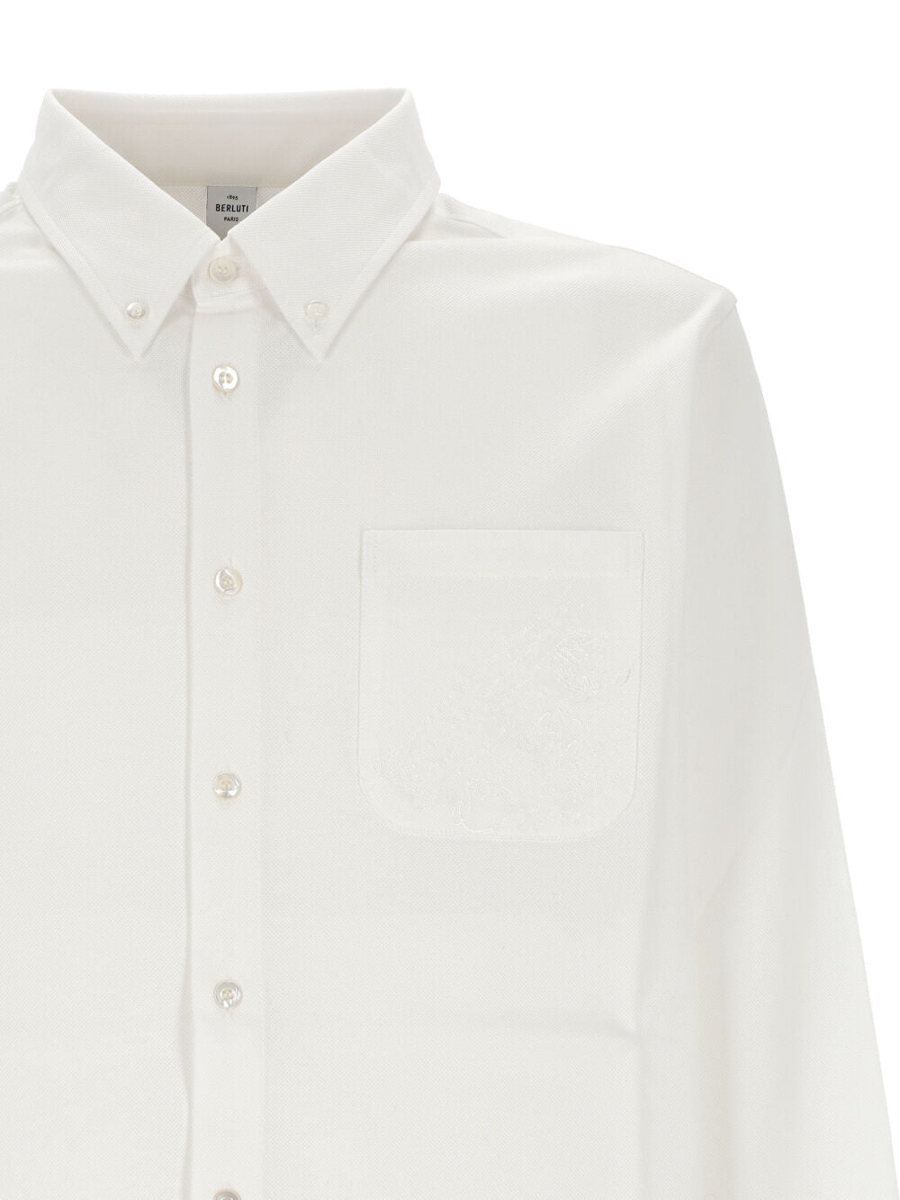 BERLUTI R26JSL16-001 Man White Shirts - Zuklat