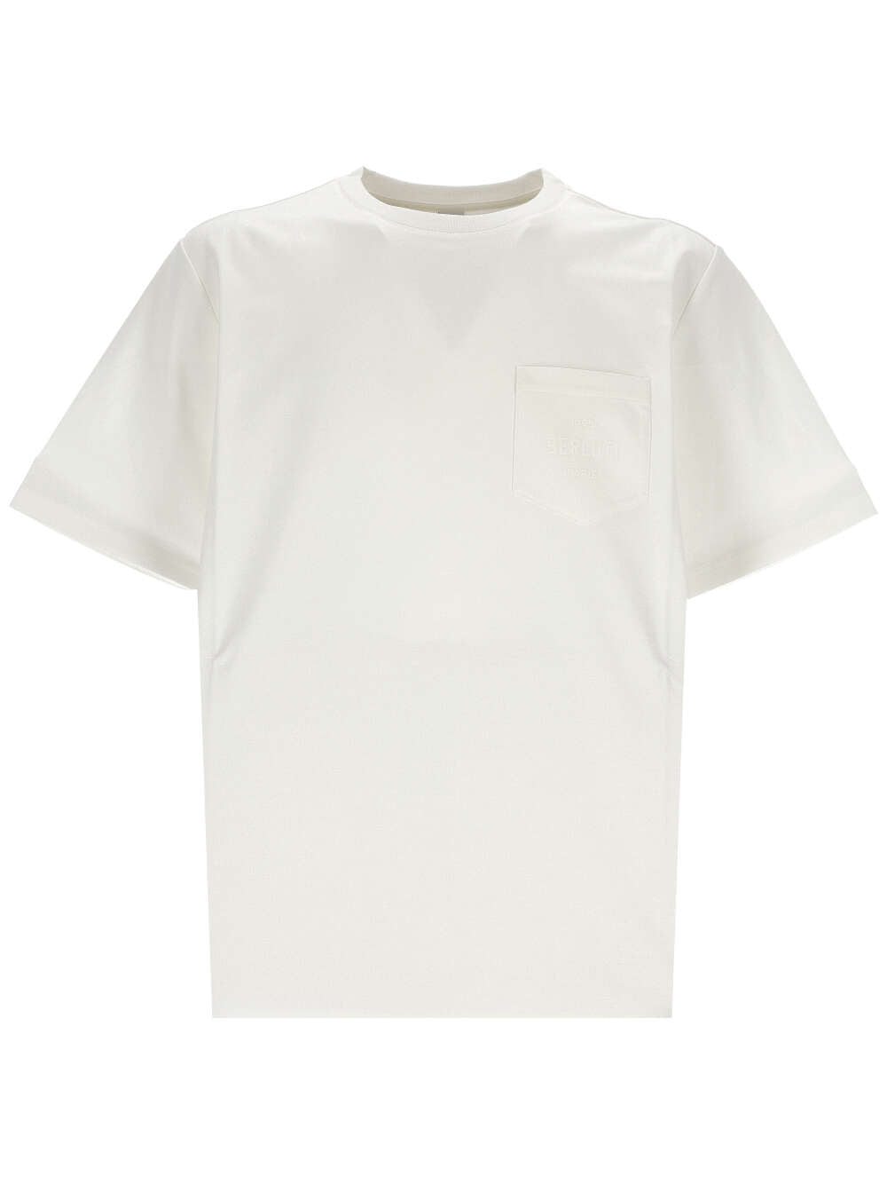 BERLUTI R25JRS110-001 Man White T-shirts and Polos - Zuklat