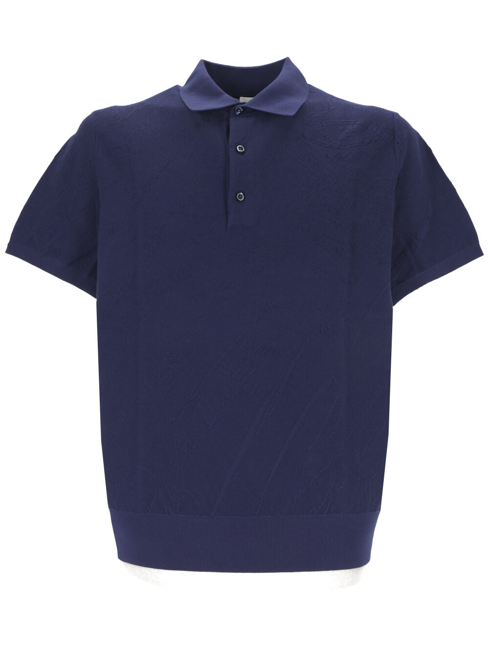 BERLUTI R26KPS60-001 Man Raw indigo T-shirts and Polos - Zuklat