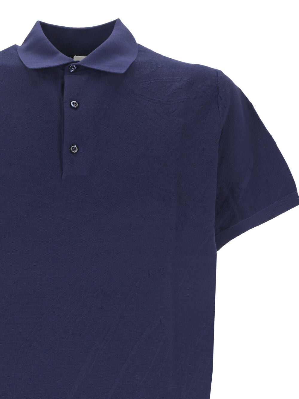 BERLUTI R26KPS60-001 Man Raw indigo T-shirts and Polos - Zuklat