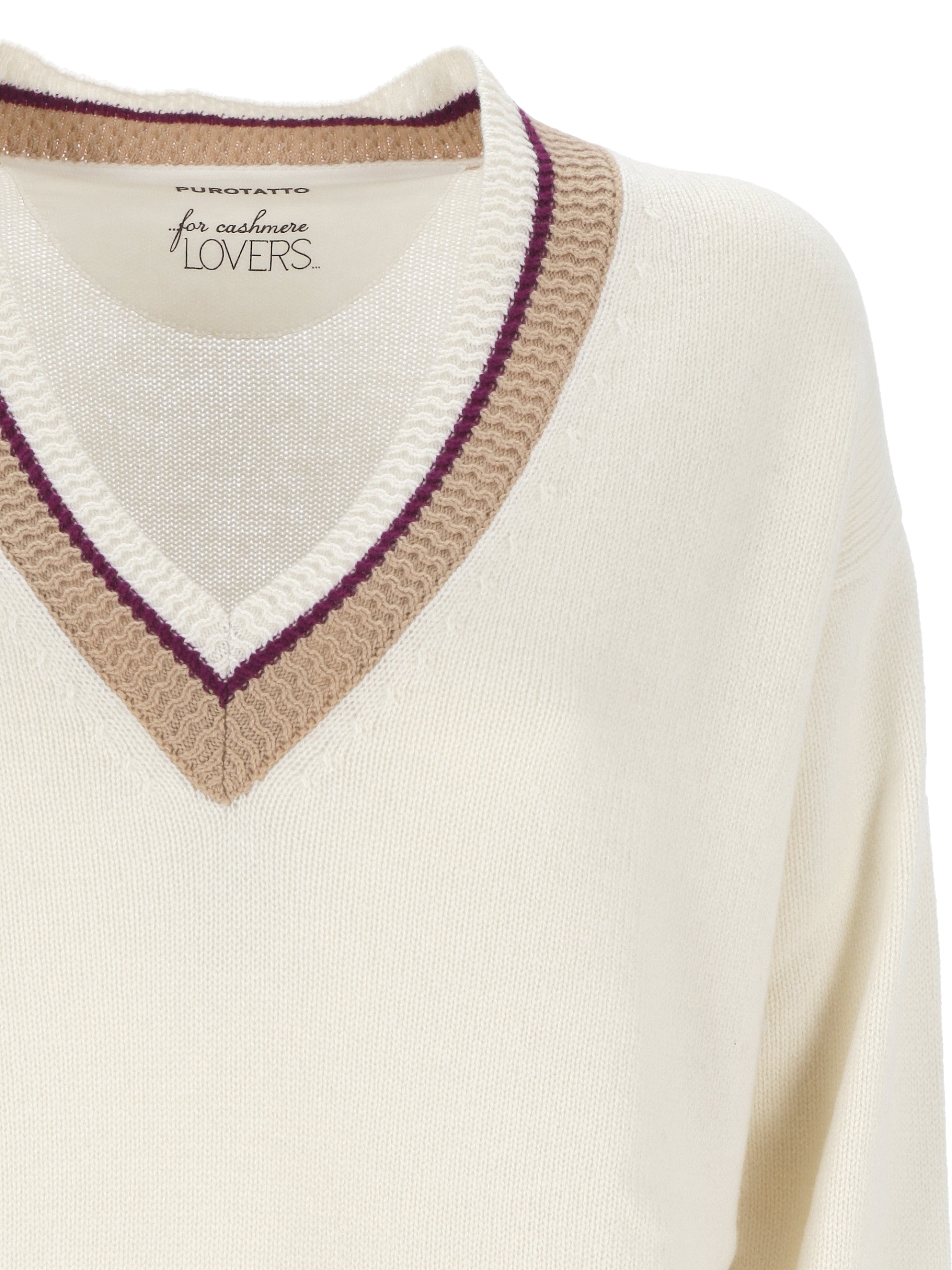 Purotatto 2170 Woman COLOR BLOCK Sweaters - Zuklat