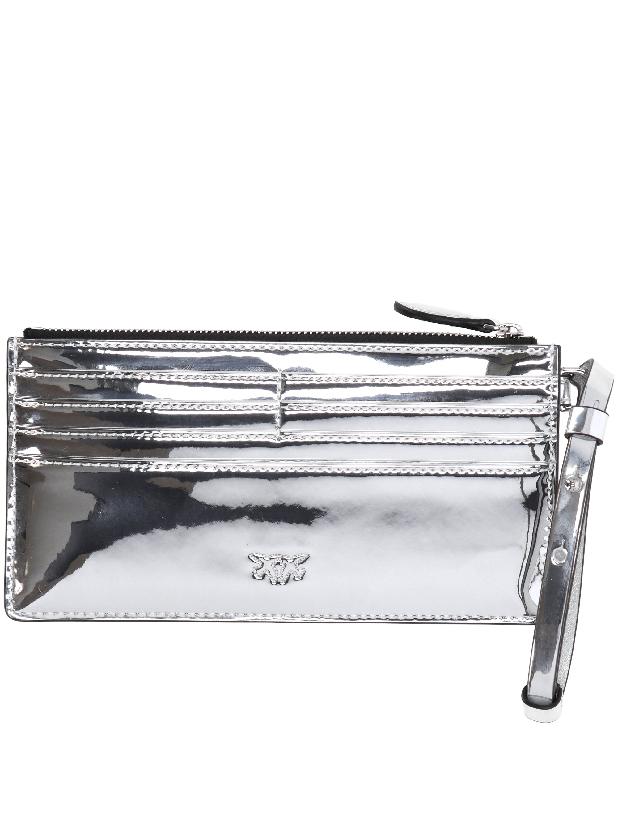 Pinko 103611 Woman ARGENTO-NICKEL LUCIDO Wallets - Zuklat