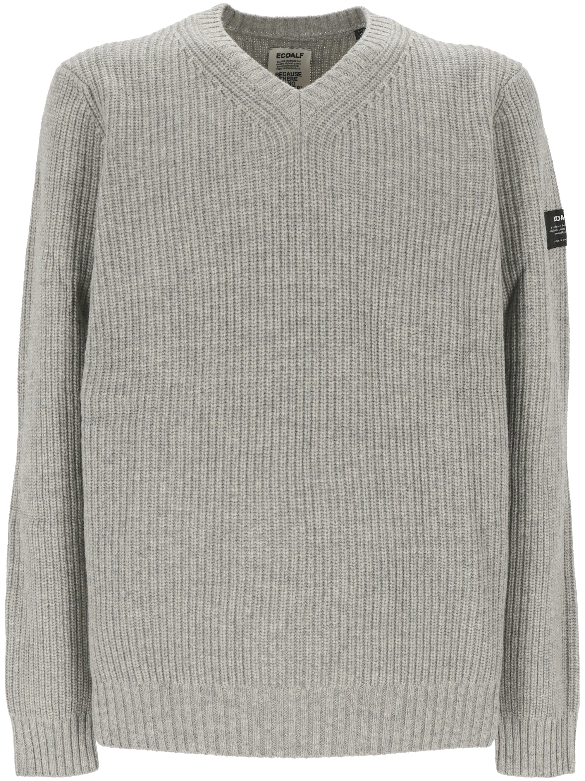 ECOALF MCMGAKNBOJ000632W24 Man Light grey melange Sweaters - Zuklat