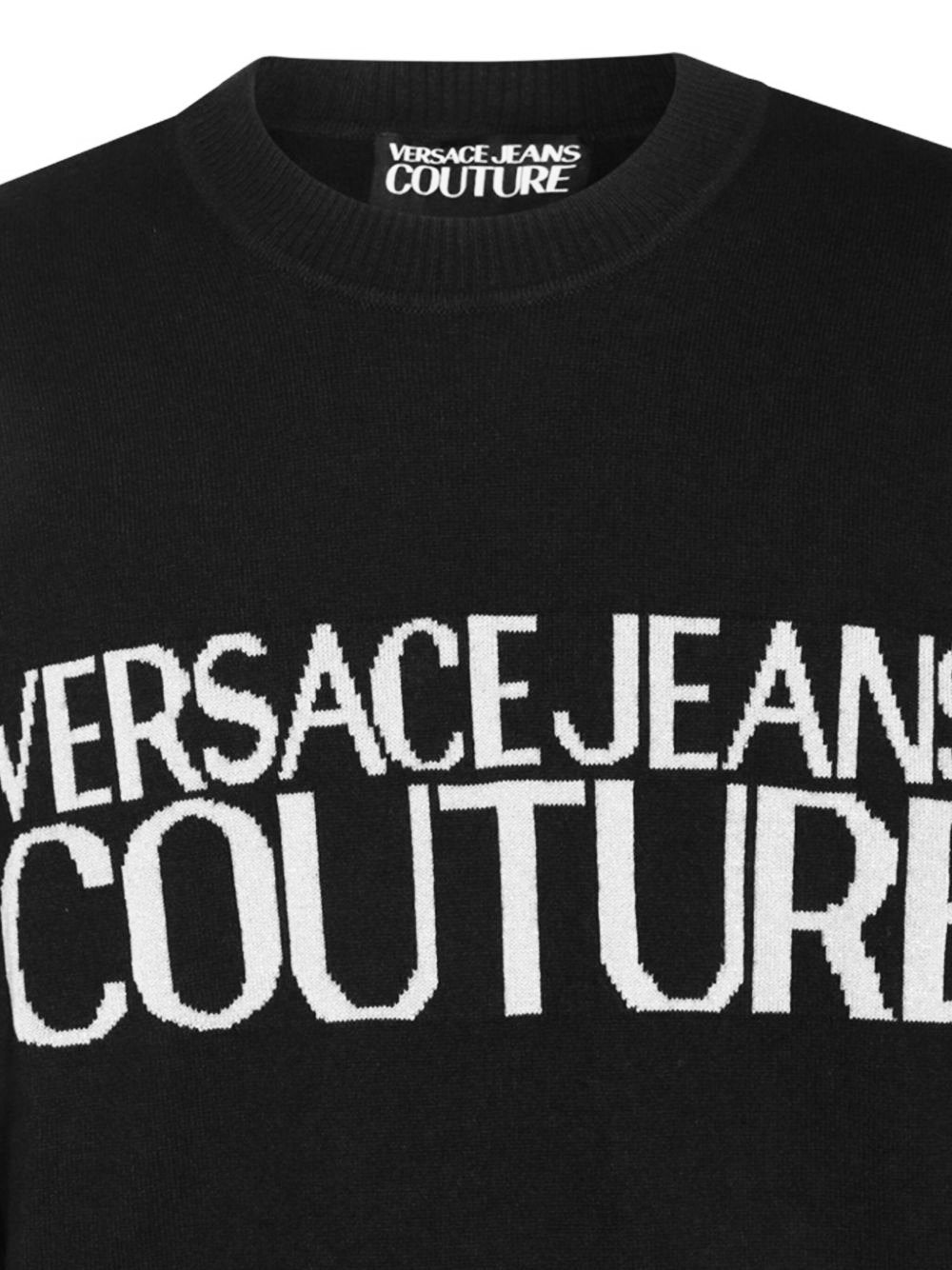 Versace Jeans 77GAFM01 Man Black Sweaters - Zuklat