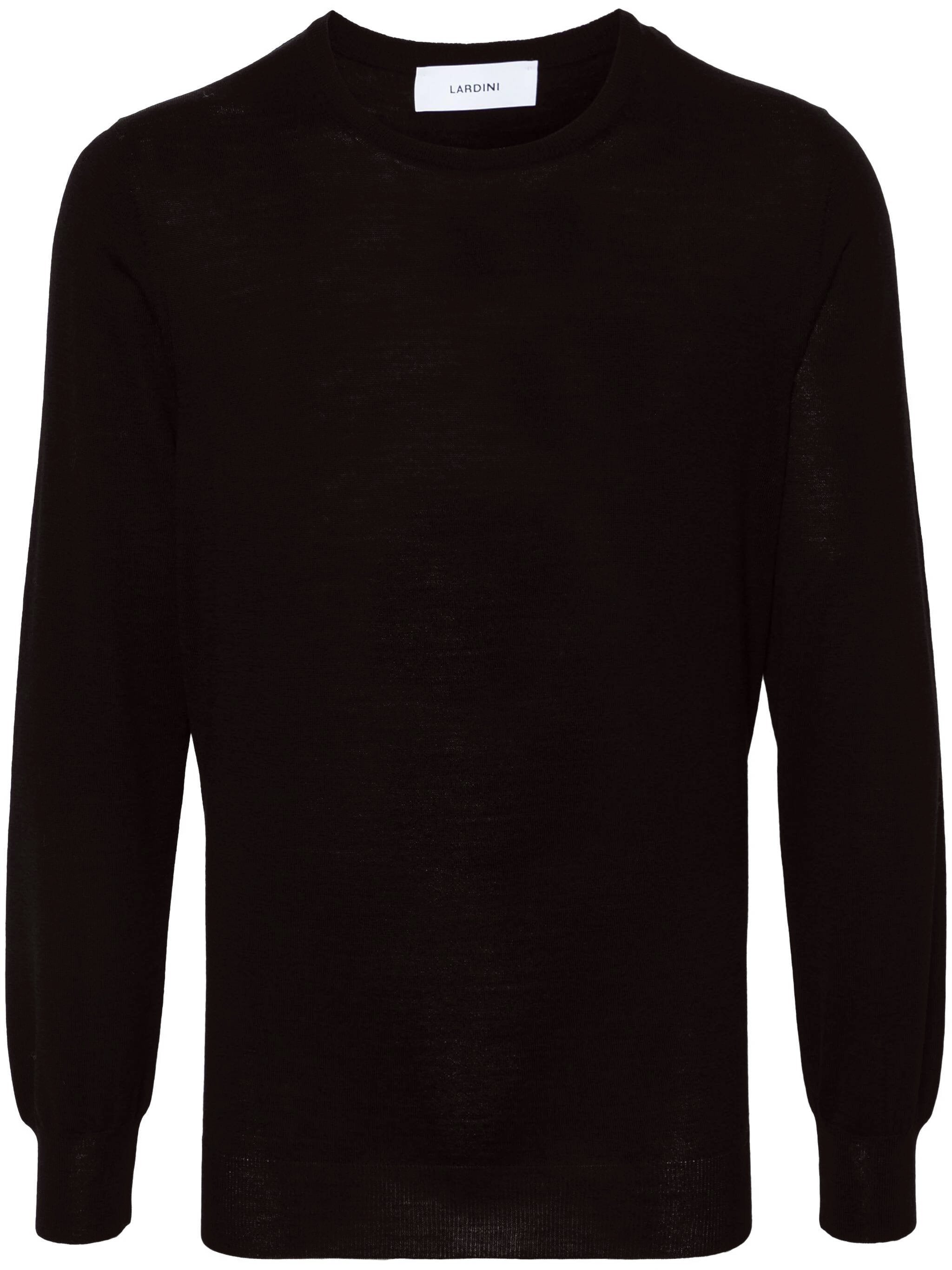 Lardini IVLMML260 Man Black Sweaters - Zuklat