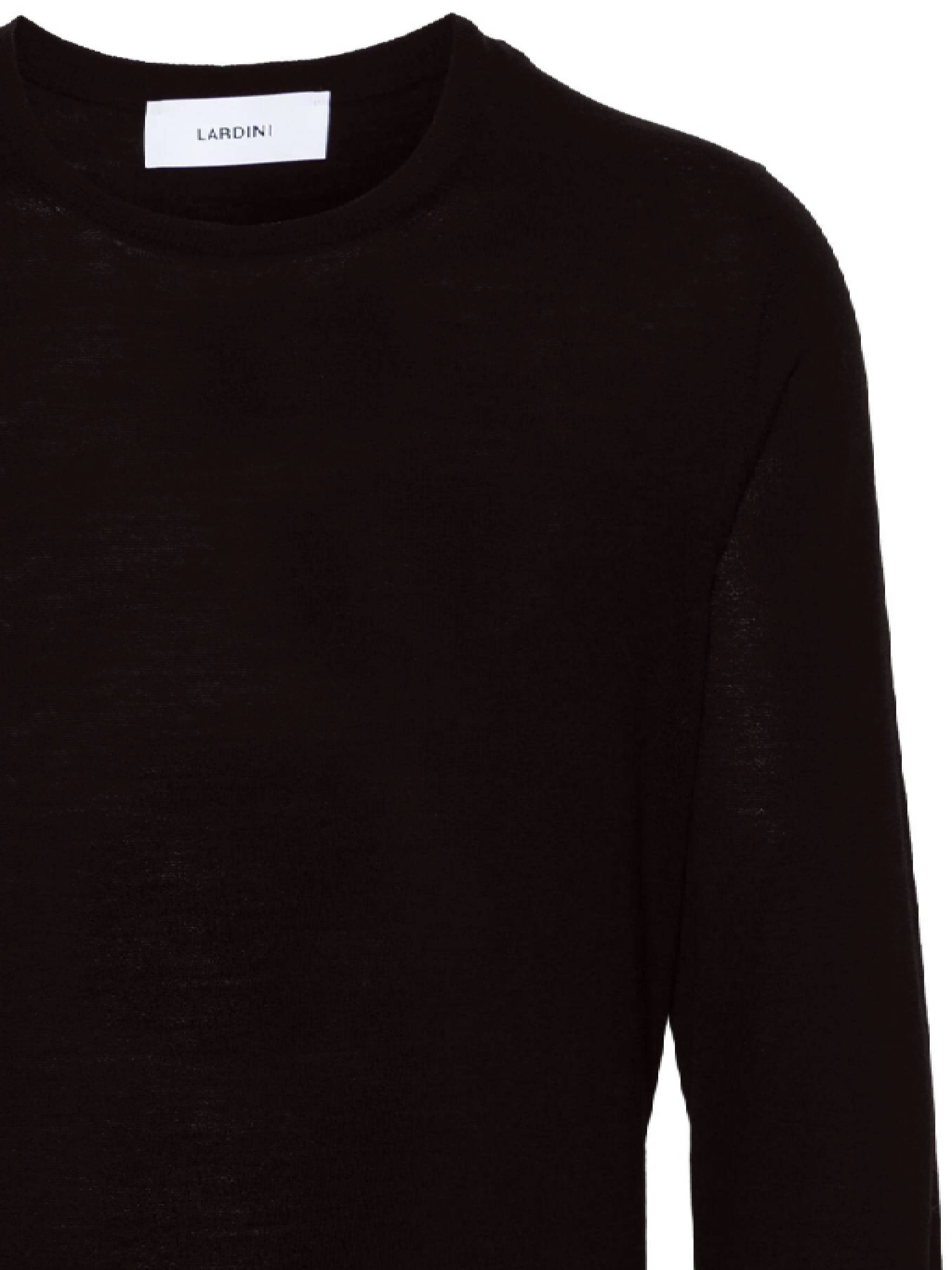 Lardini IVLMML260 Man Black Sweaters - Zuklat