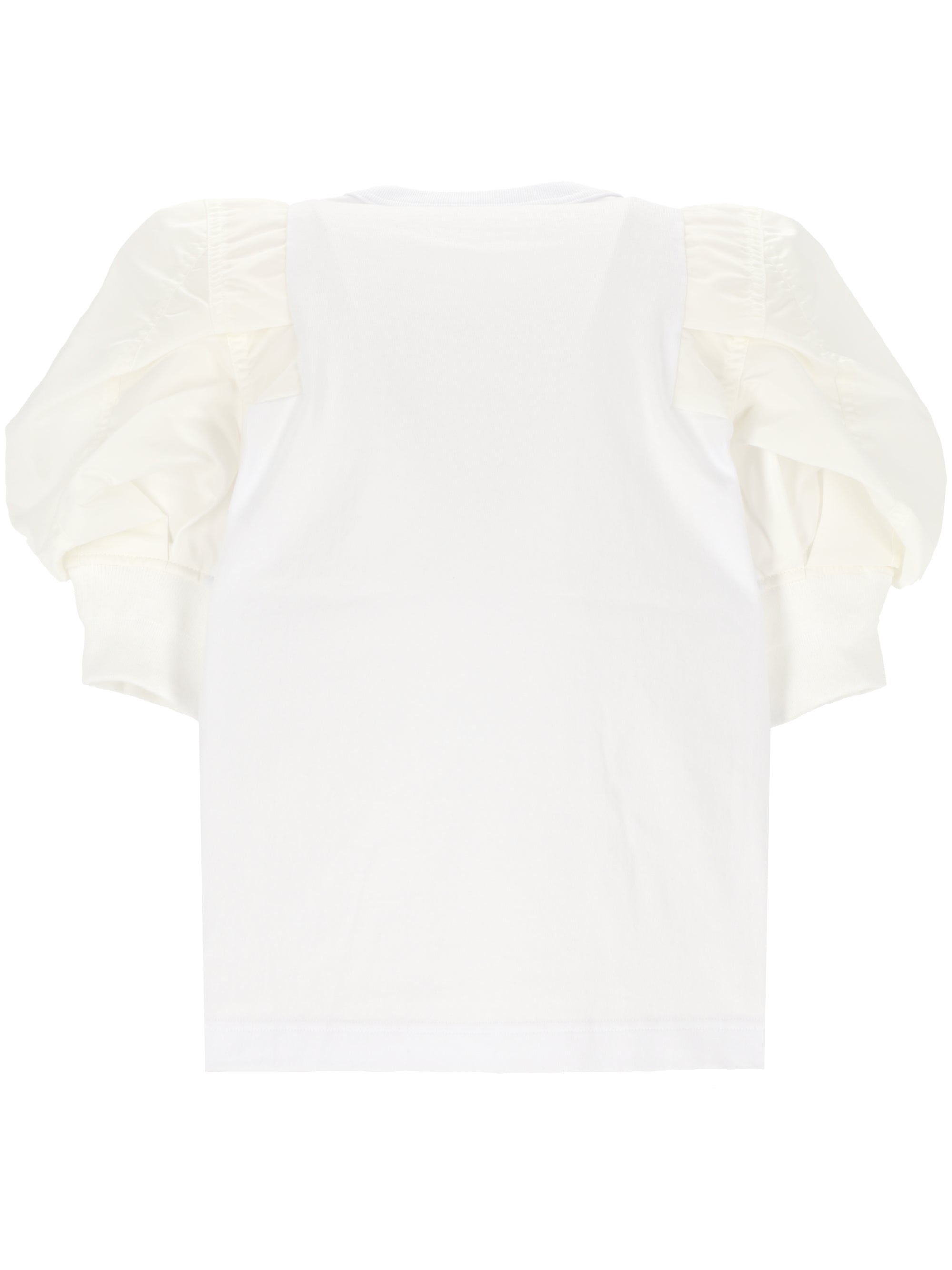 Sacai 24-07543 Woman White T-shirts and Polos - Zuklat