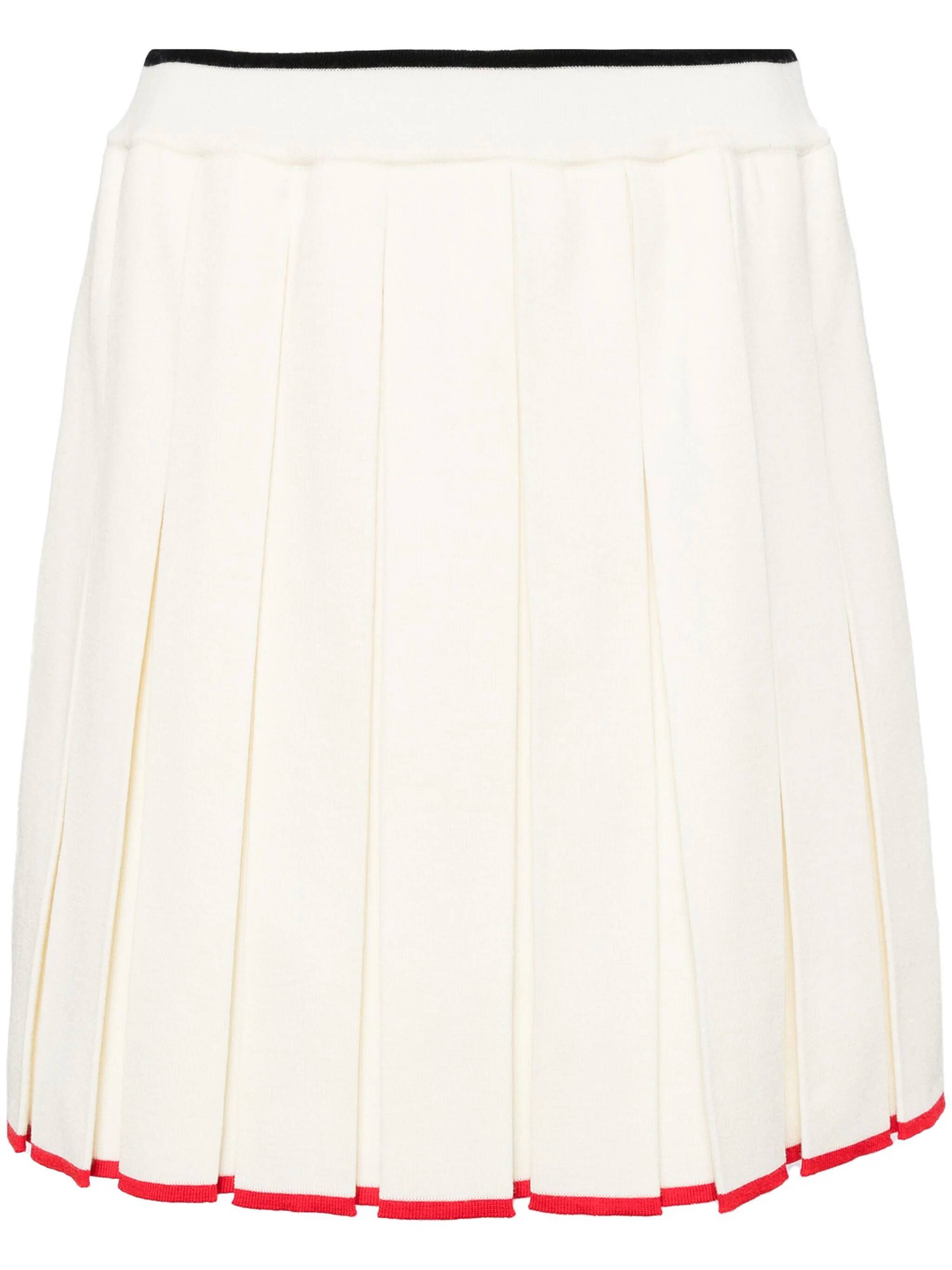 Thom Browne FKK132B Woman White Skirts - Zuklat