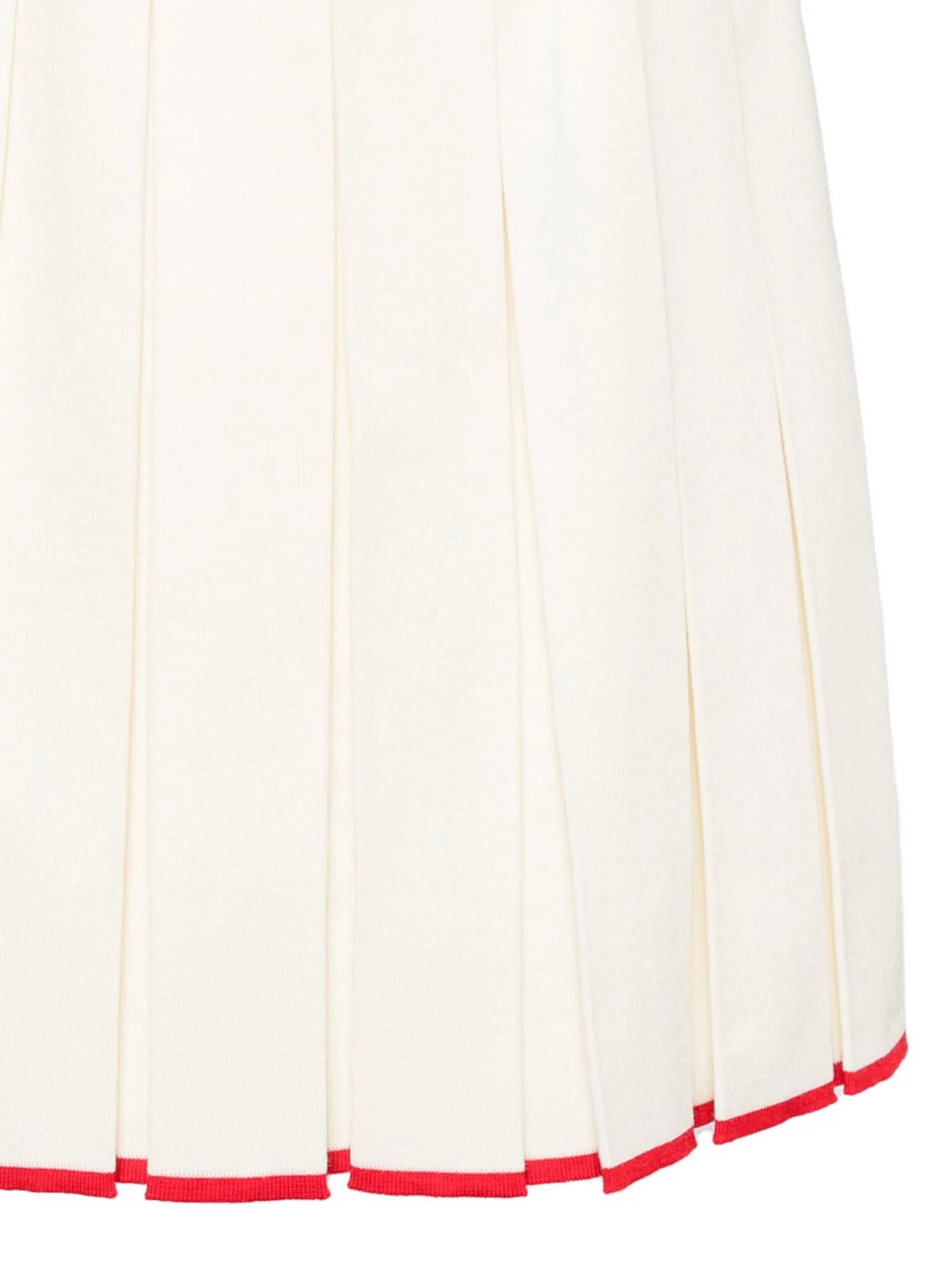 Thom Browne FKK132B Woman White Skirts - Zuklat