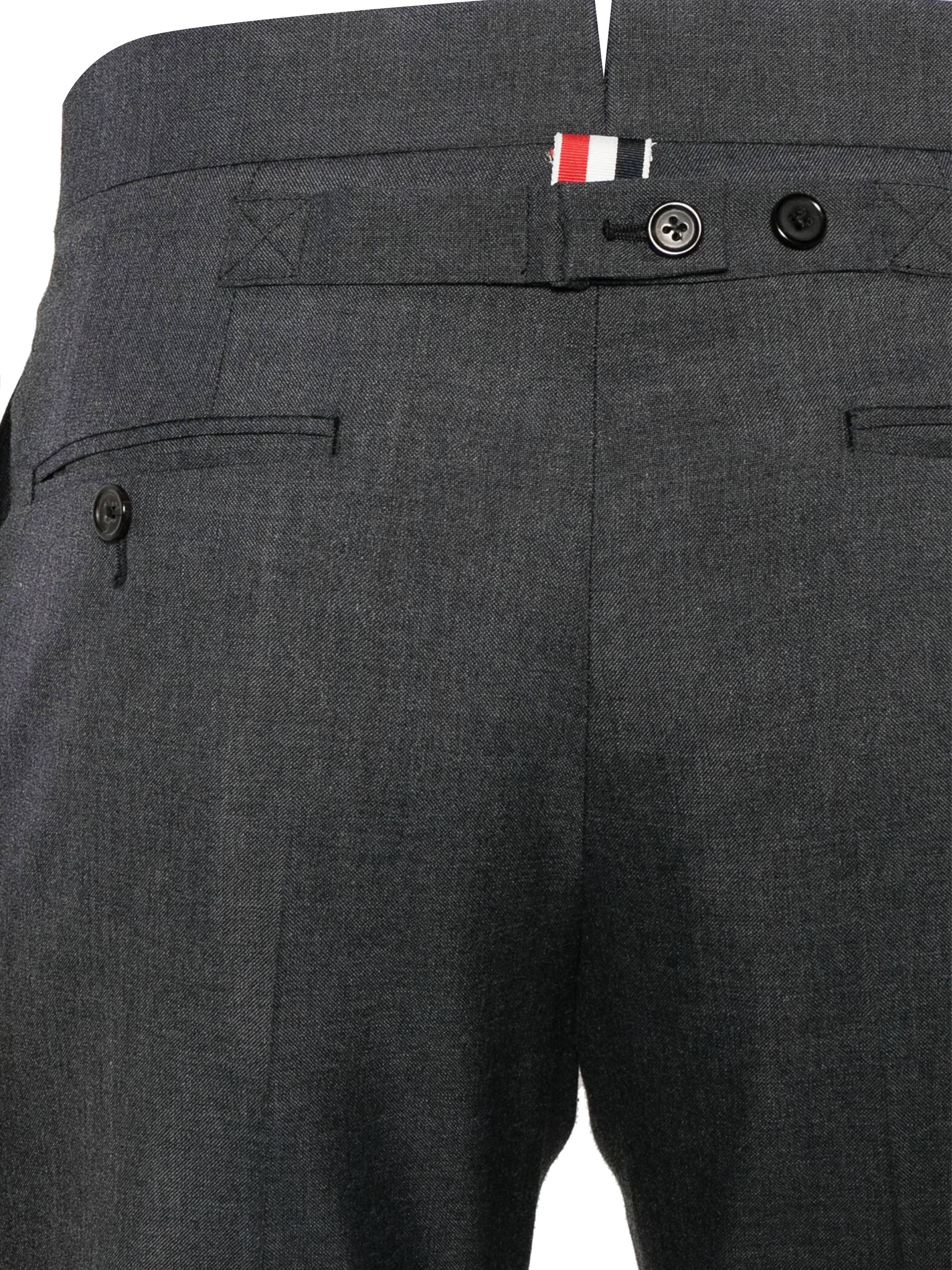 Thom Browne MTC224A Man DARKGREY Trousers - Zuklat