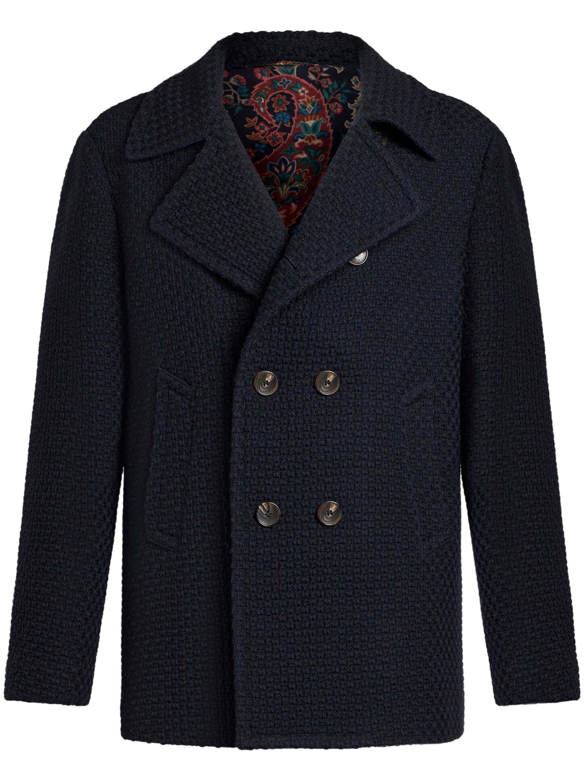 Etro MRBA0042 Man Blue Coats - Zuklat