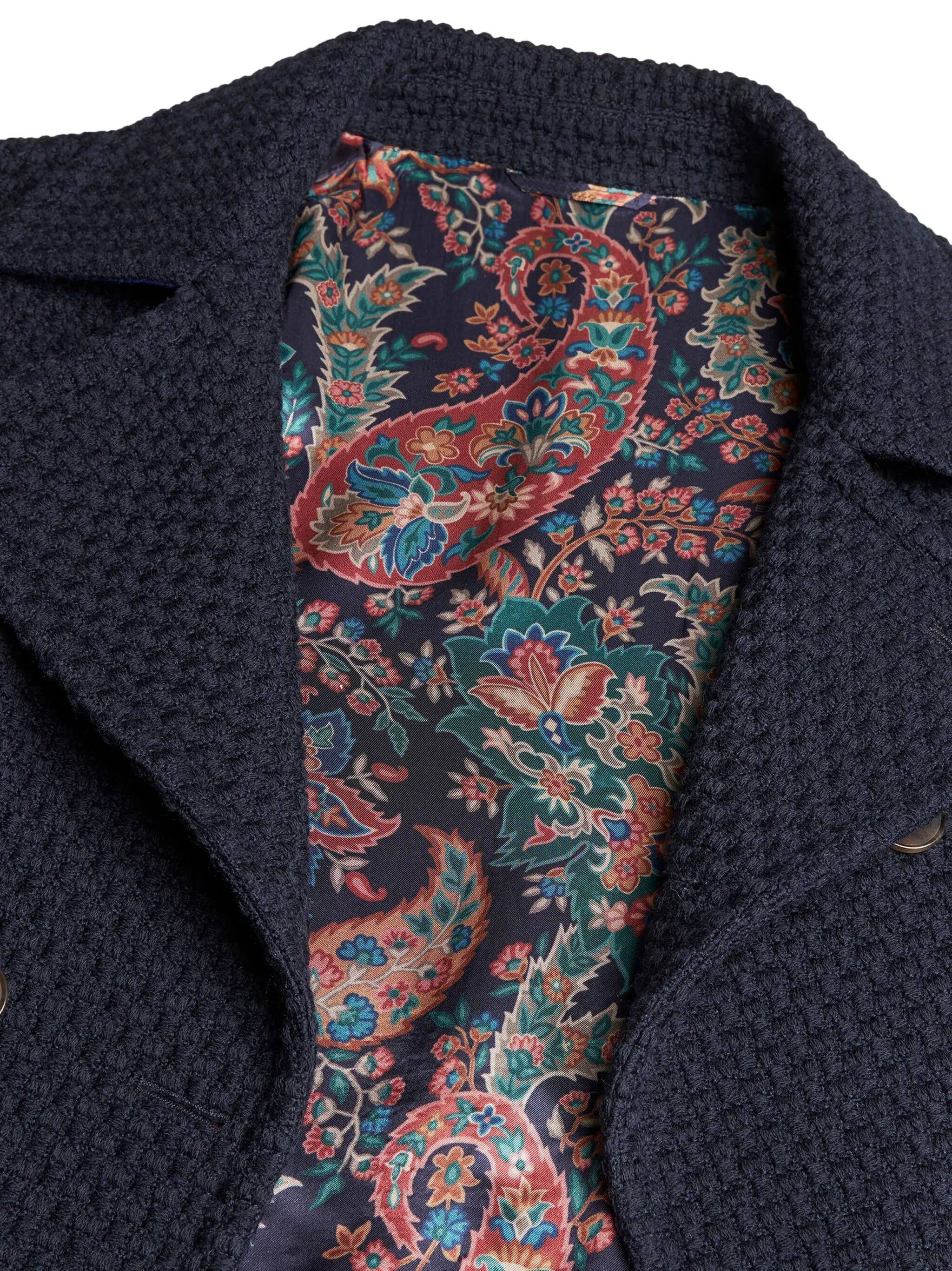 Etro MRBA0042 Man Blue Coats - Zuklat