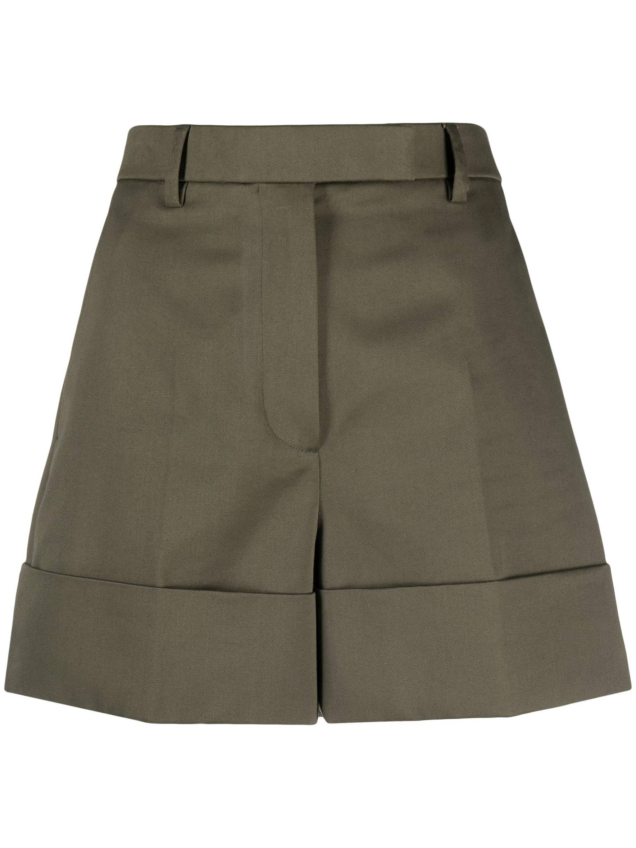 Thom Browne FTC436U Woman Dk green Shorts - Zuklat