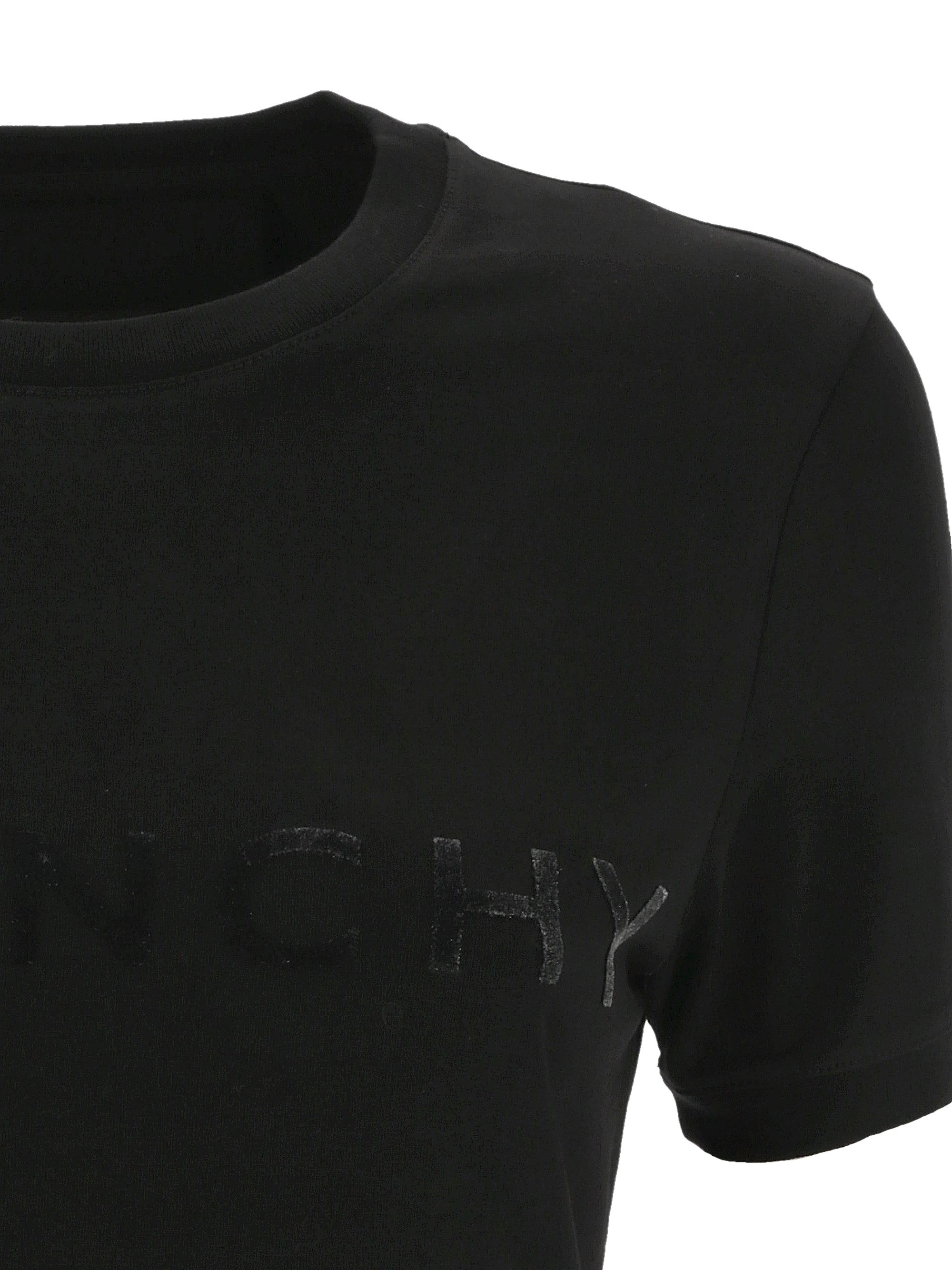 Givenchy BW70BF Woman Black T-shirts and Polos - Zuklat