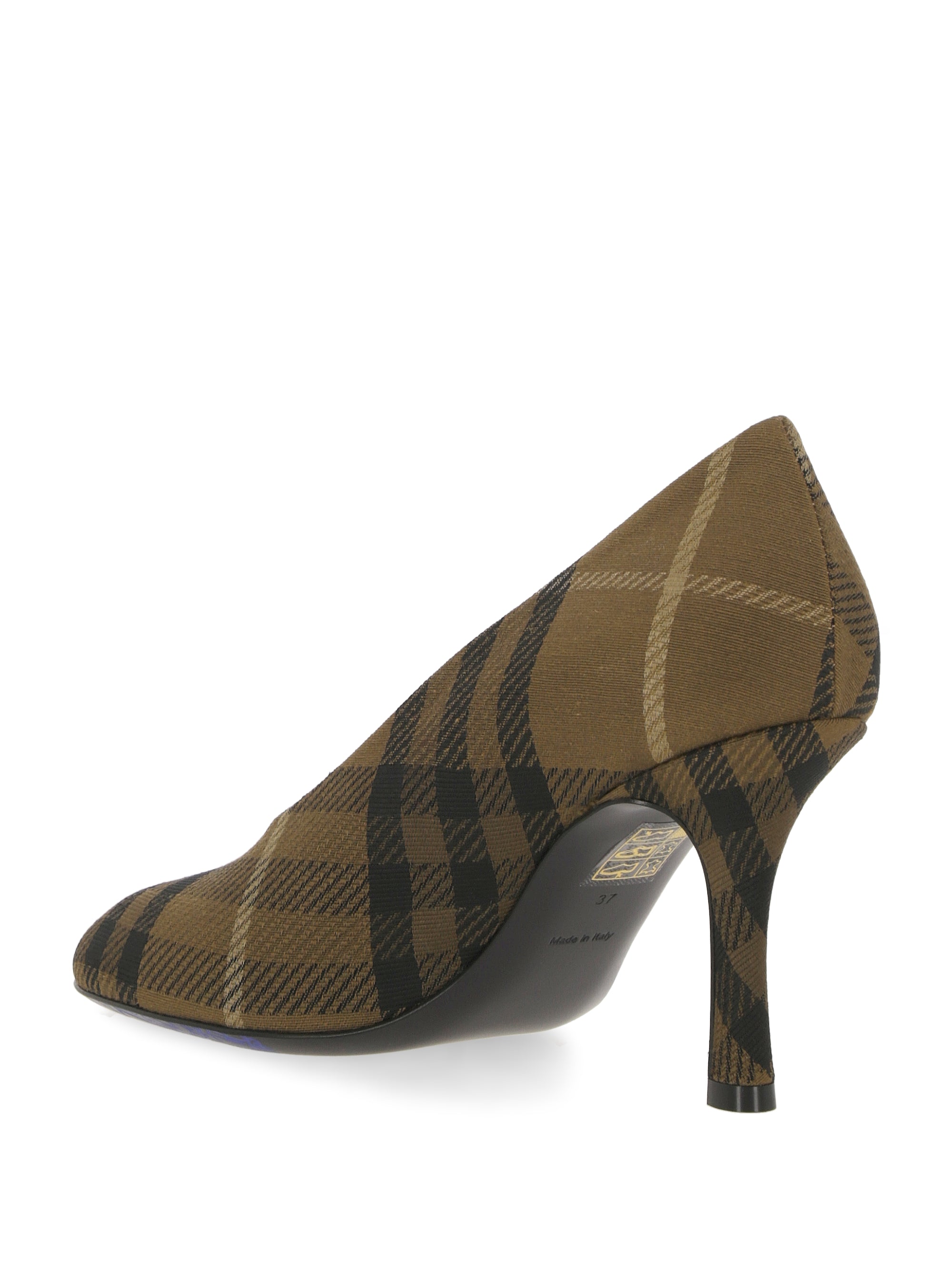 Burberry 8097112 Woman FURROW IP CHECK With Heel - Zuklat