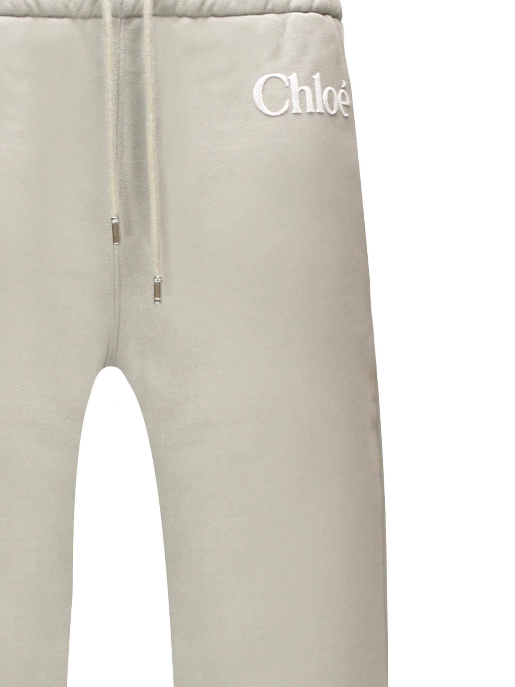 Chloè 24WJT02191 Woman Powder grey Trousers - Zuklat