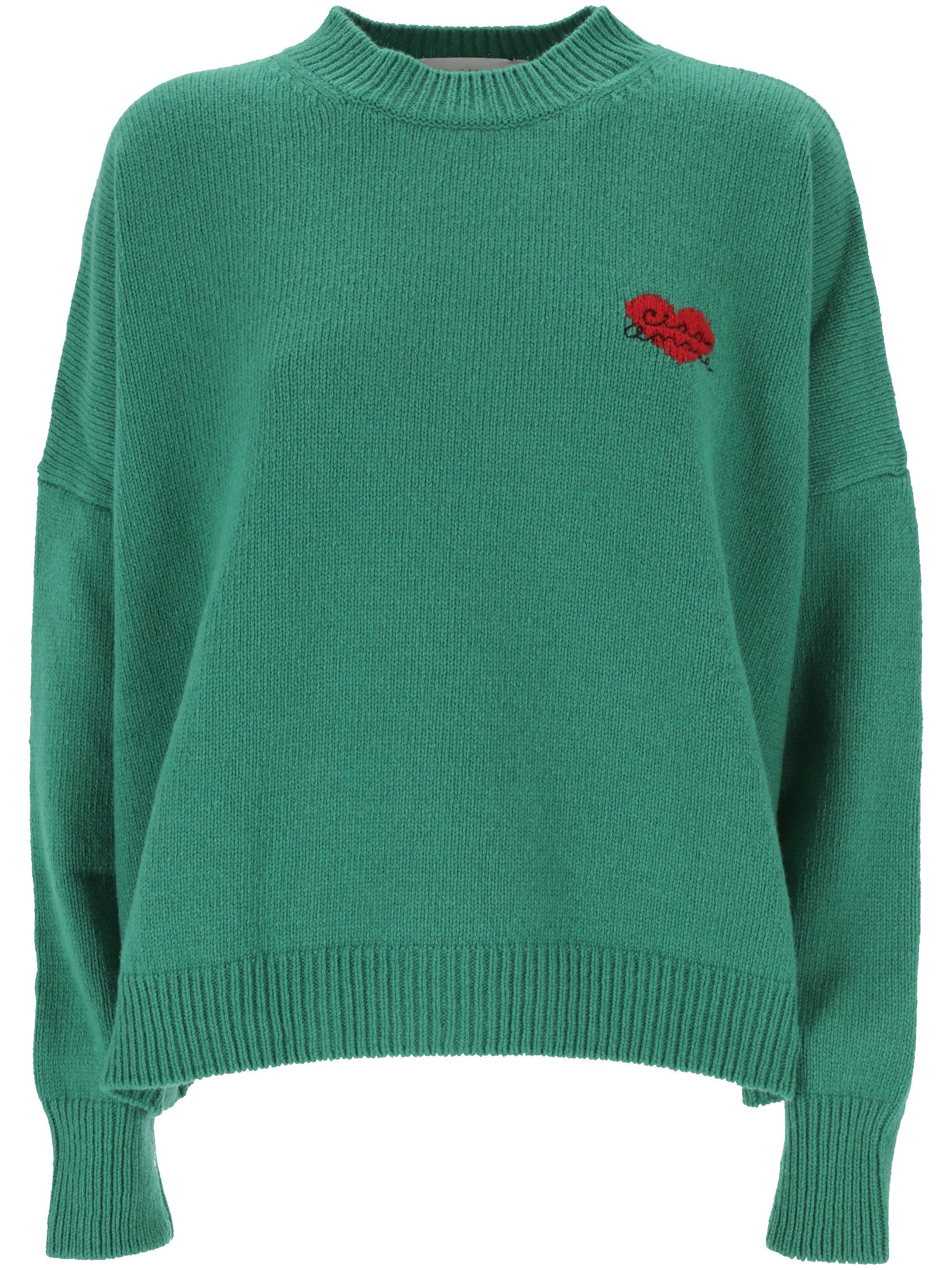 Giada Benincasa 22108 Woman Green Sweaters - Zuklat