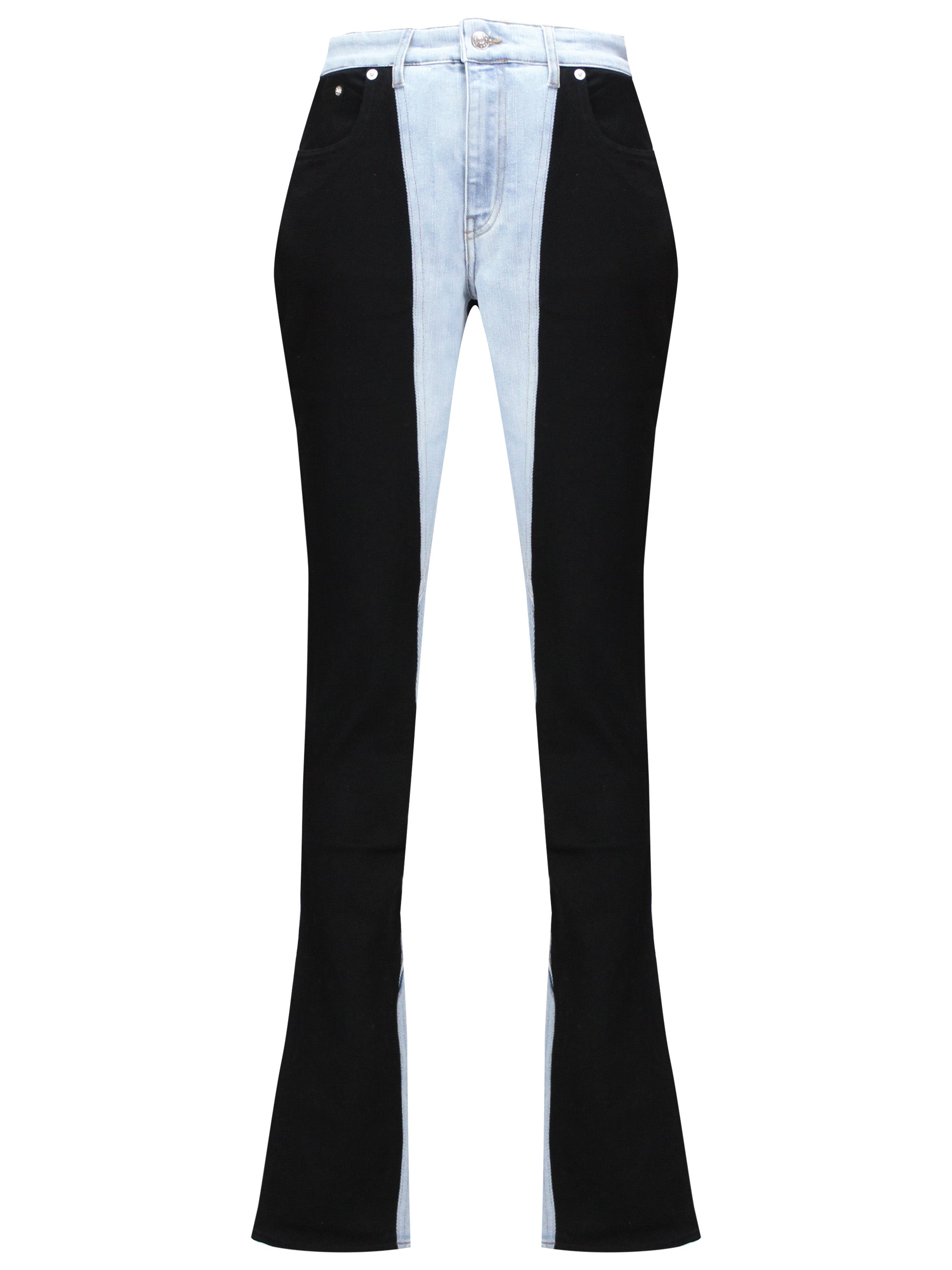 MUGLER 24F6PA0445211 Woman TOKYO BLUE/BLACK Jeans - Zuklat