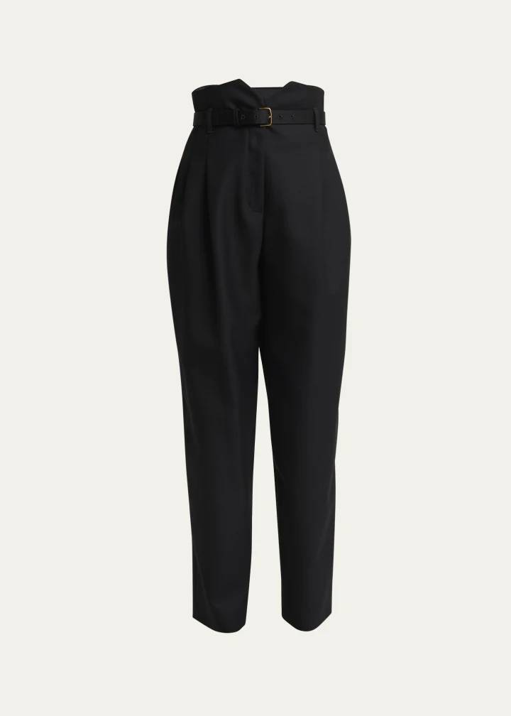 Loro Piana FAO3561 Woman Black Trousers - Zuklat