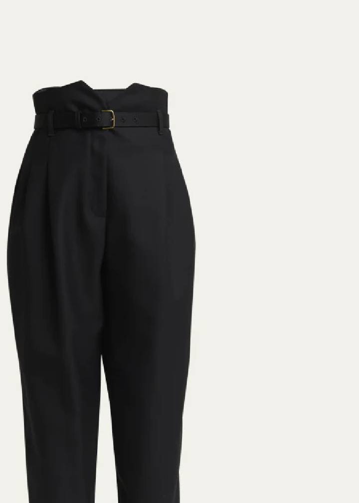 Loro Piana FAO3561 Woman Black Trousers - Zuklat